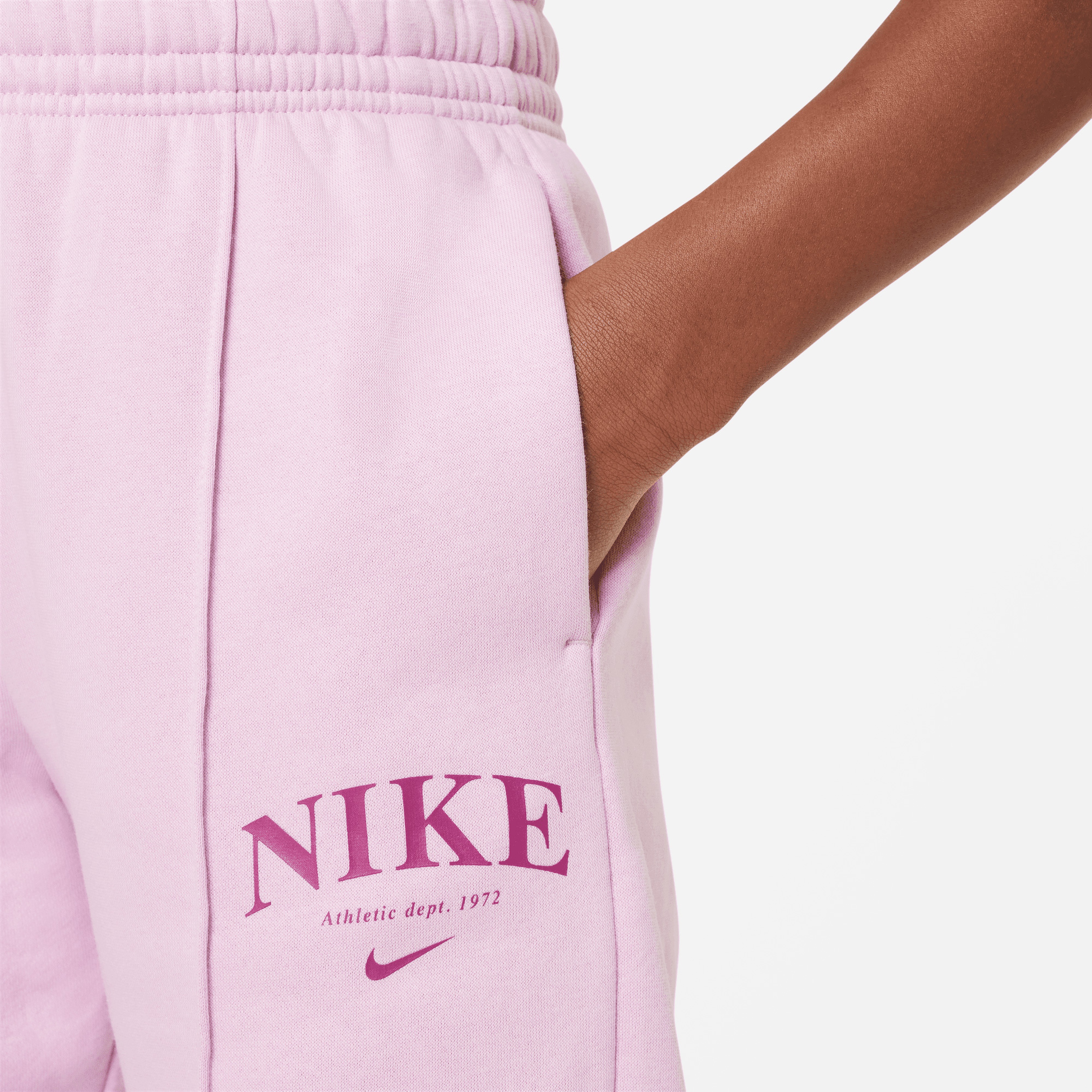 Nike Sportswear Trend Fleece Genç Çocuk Pembe Eşofman Altı