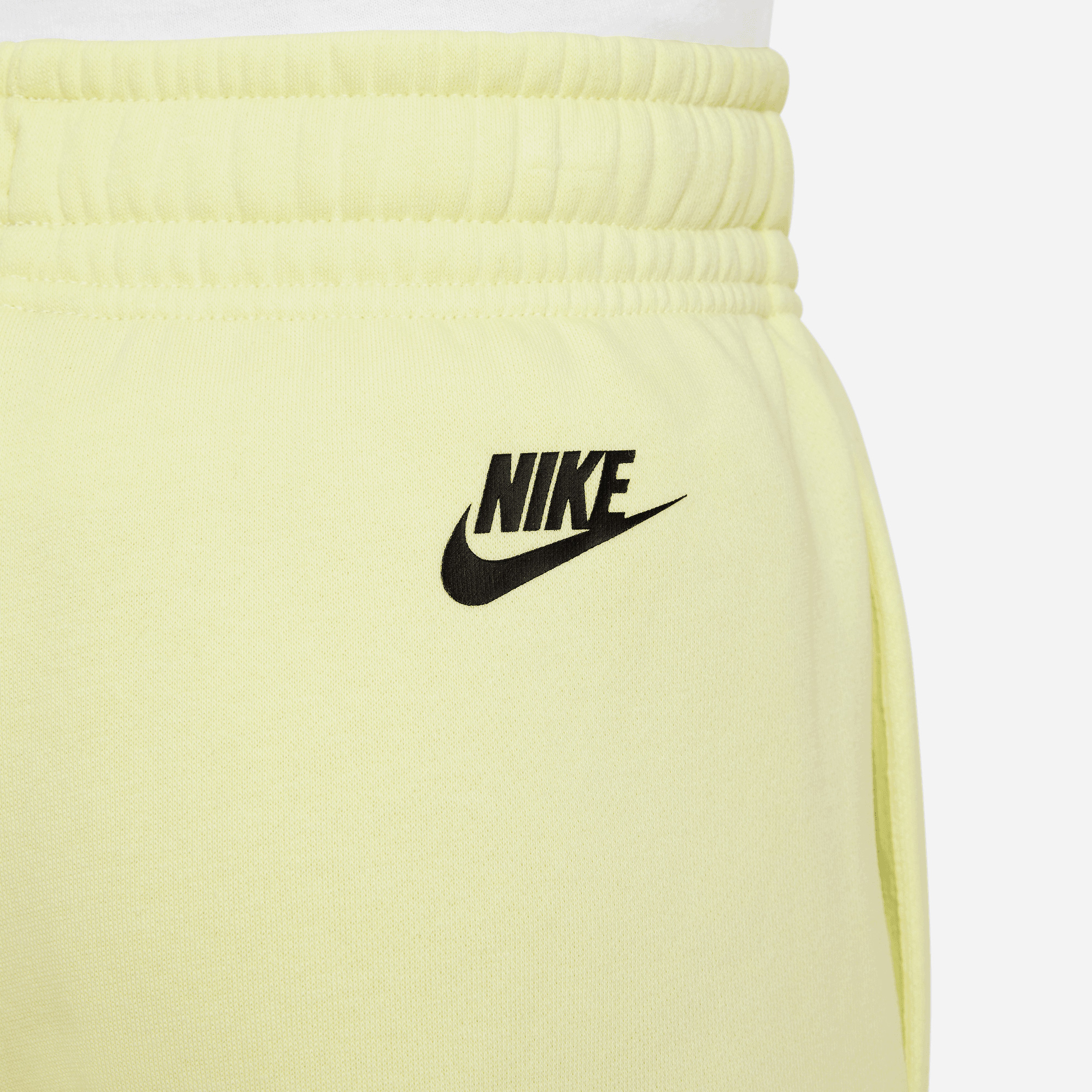 Nike Sportswear Bol Kesimli Fleece Genç Çocuk Sarı Eşofman Altı