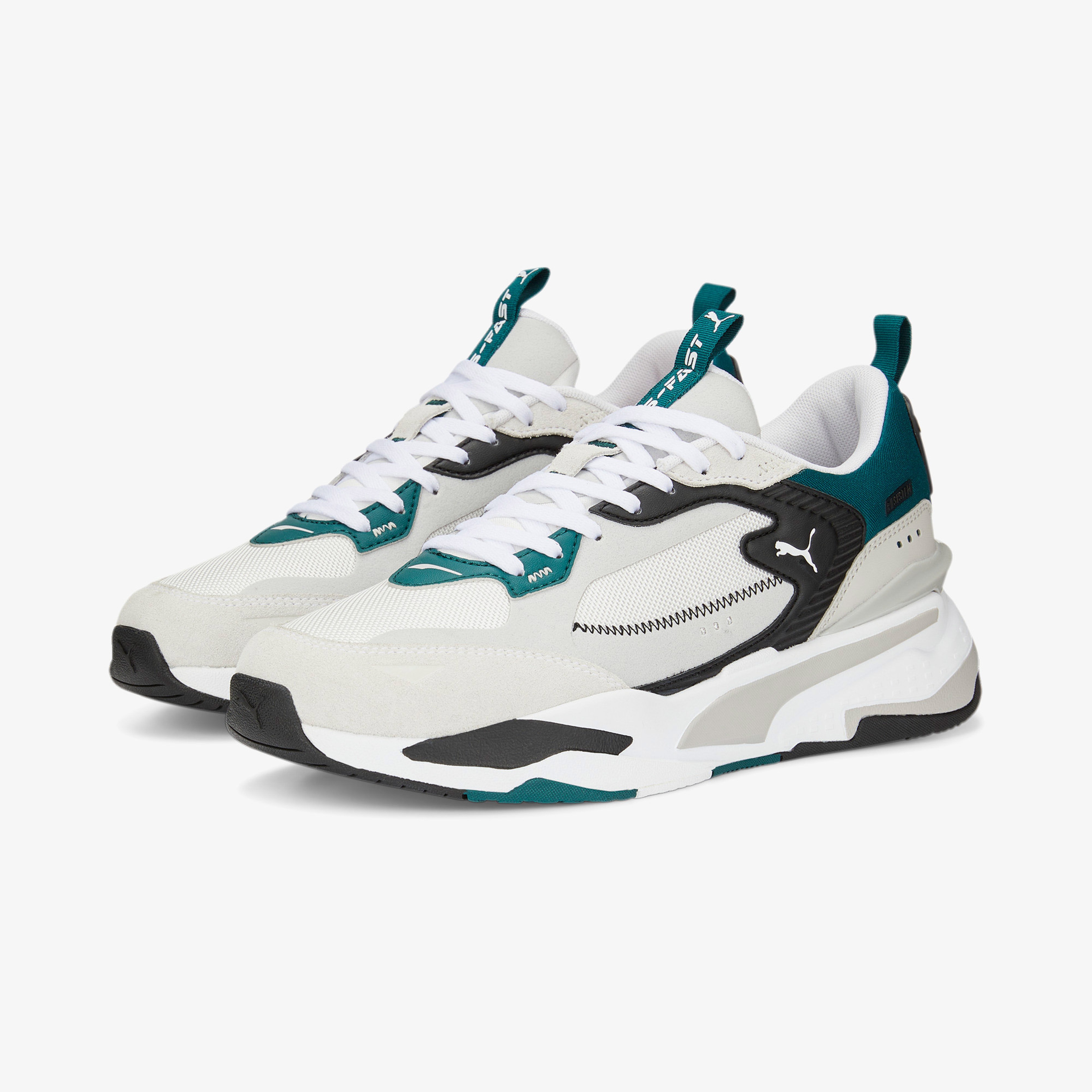 Puma Rs-Fast Limiter Suede Erkek Beyaz Spor Ayakkabı