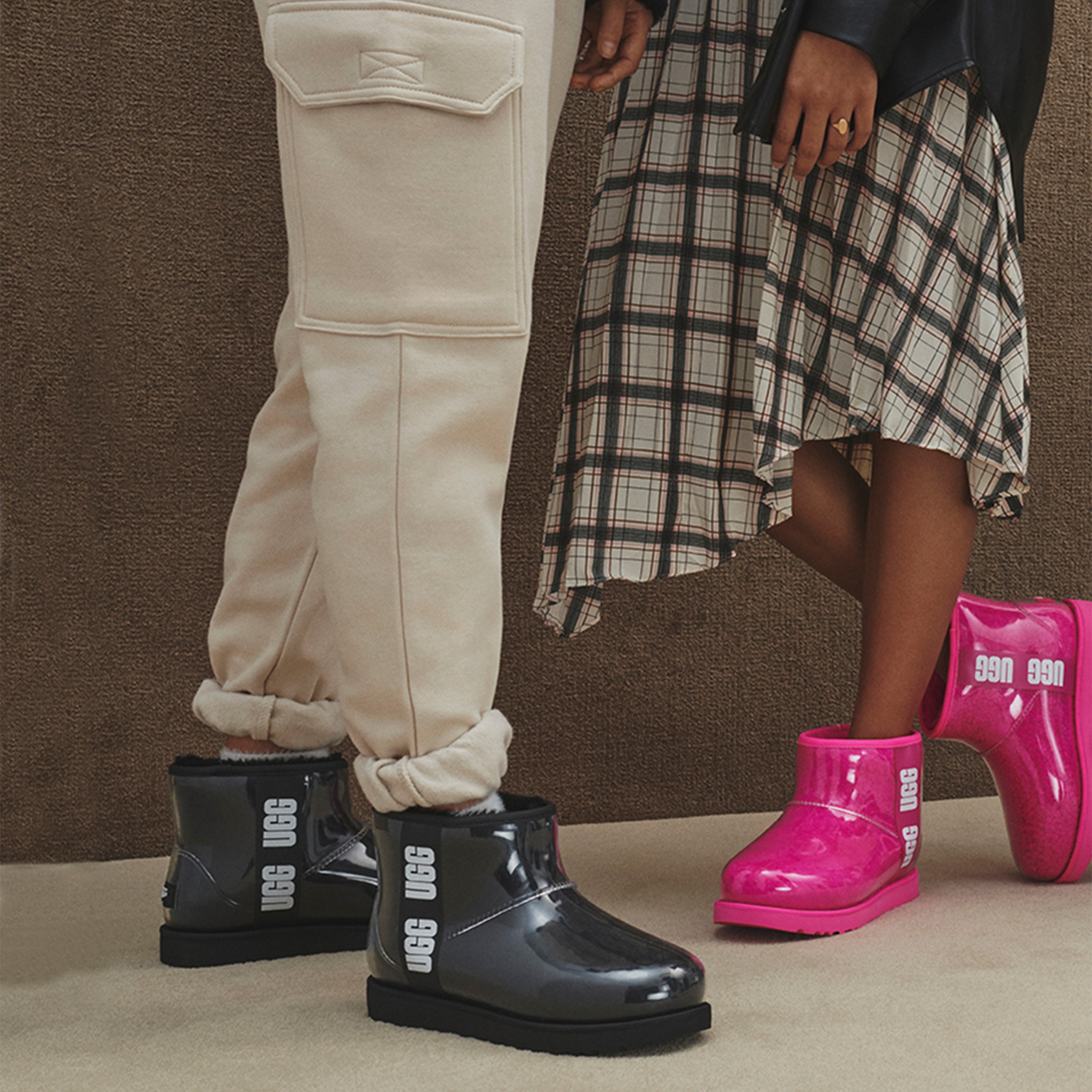 UGG Classic Clear Mini Kadın Siyah Bot