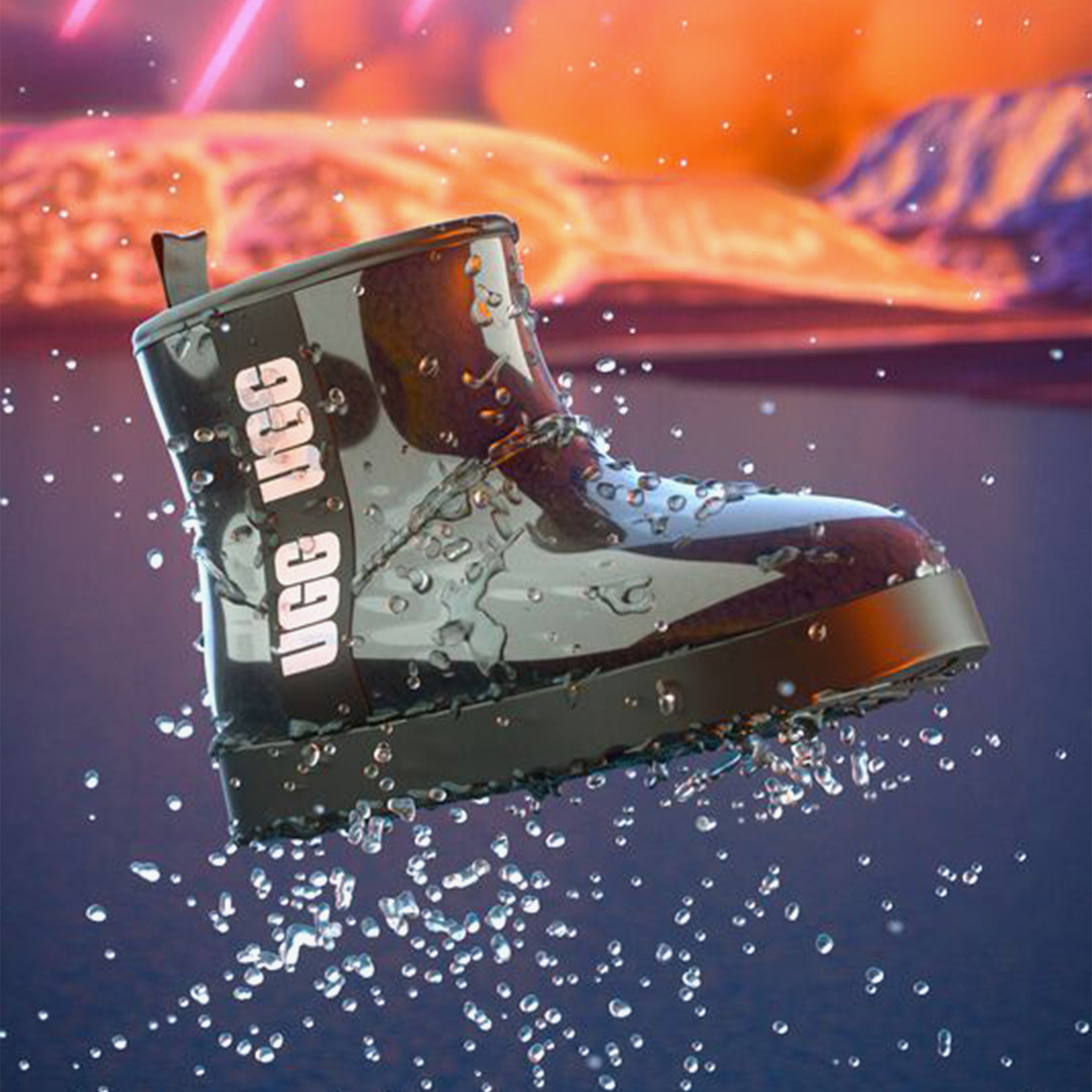 UGG Classic Clear Mini Kadın Siyah Bot