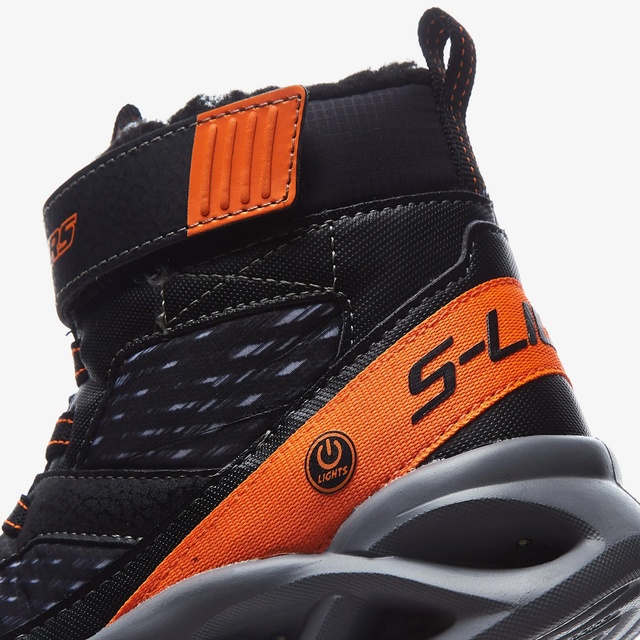 Skechers Skechers Twisted-Brights Çocuk Siyah Bot Sneaker | Occasion Siyah - 9. görsel