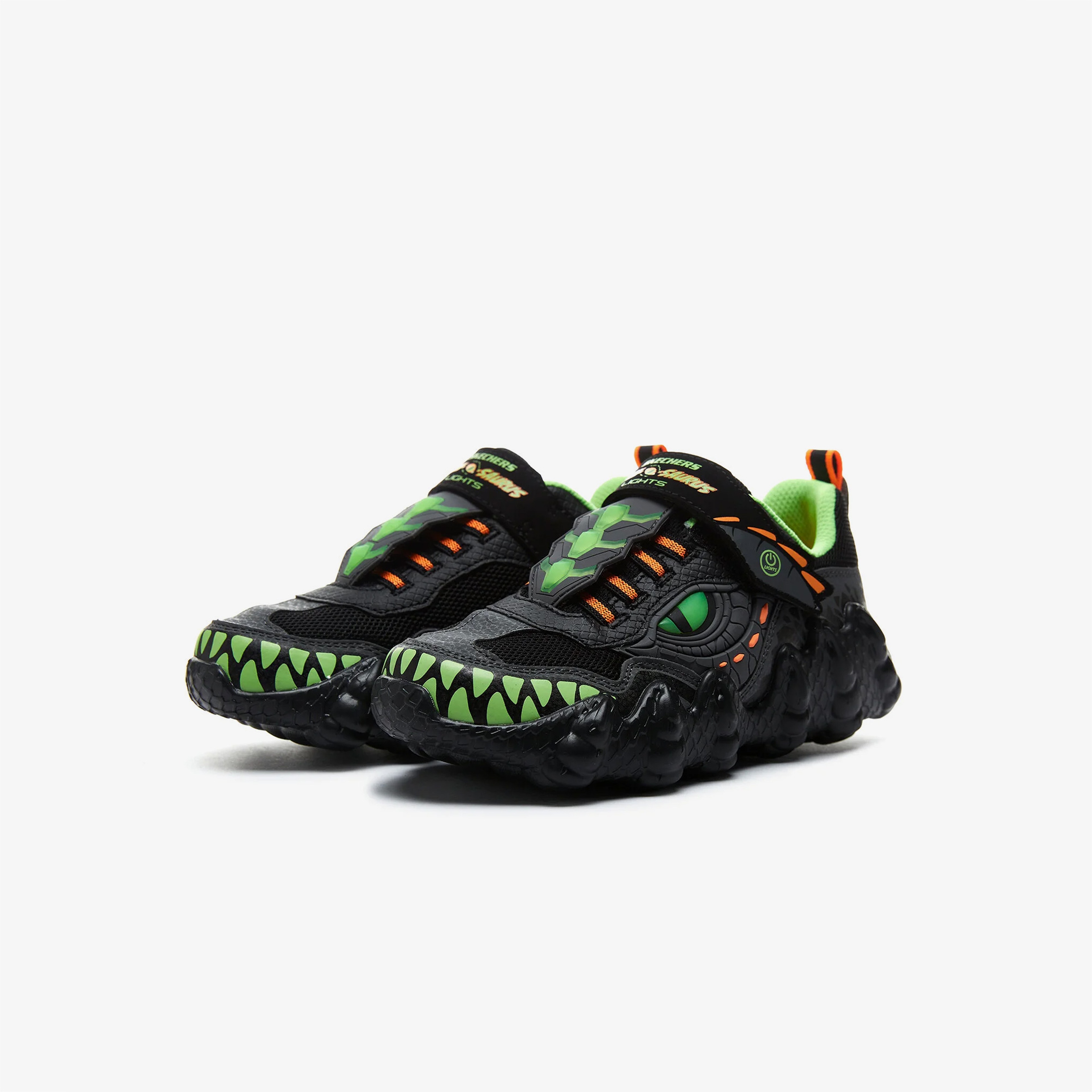 Skechers Skech-O-Saurus Lights Çocuk Siyah Spor Ayakkabı