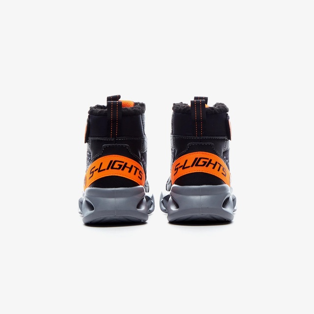 Skechers Skechers Twisted-Brights Çocuk Siyah Bot Sneaker | Occasion Siyah - 4. görsel