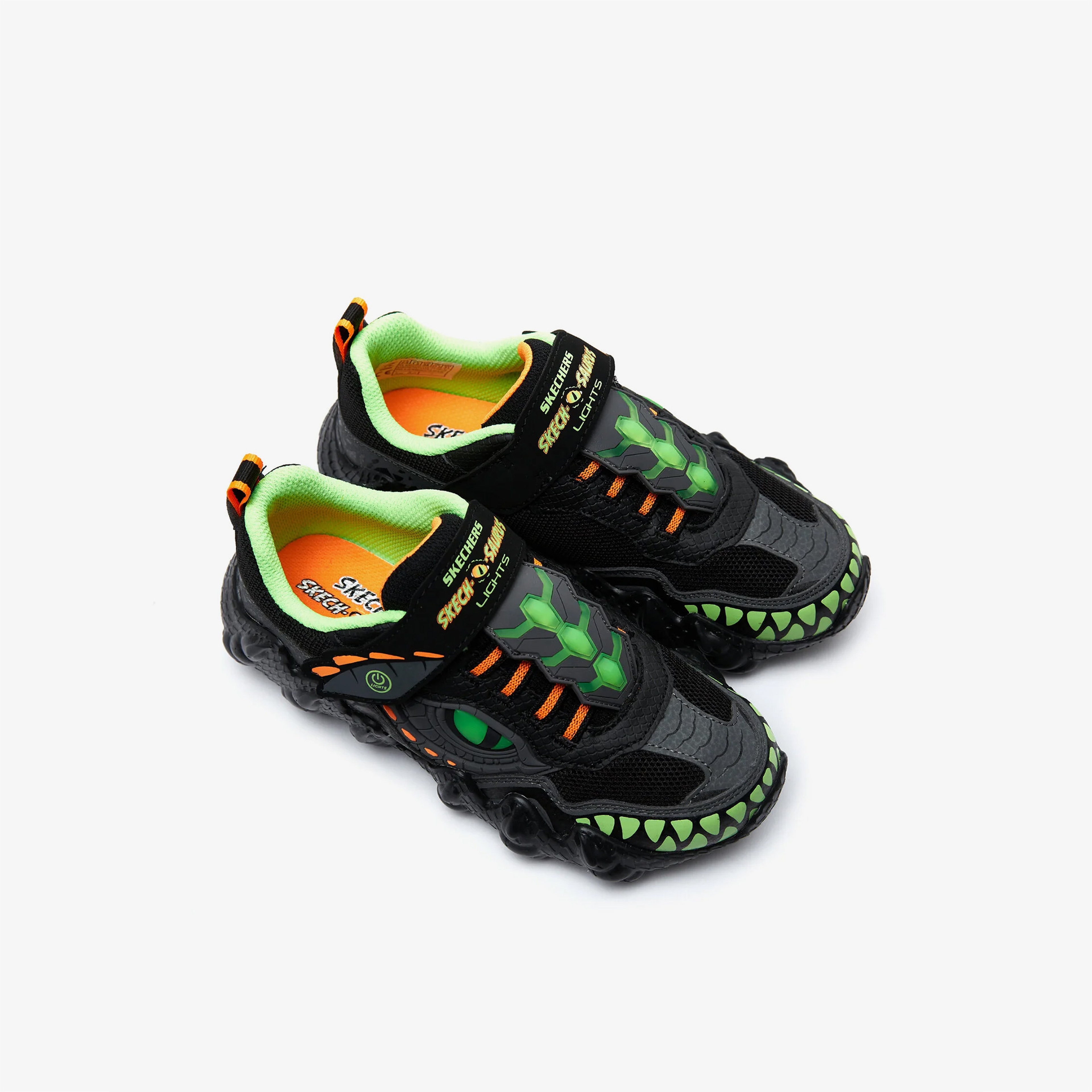Skechers Skech-O-Saurus Lights Çocuk Siyah Spor Ayakkabı