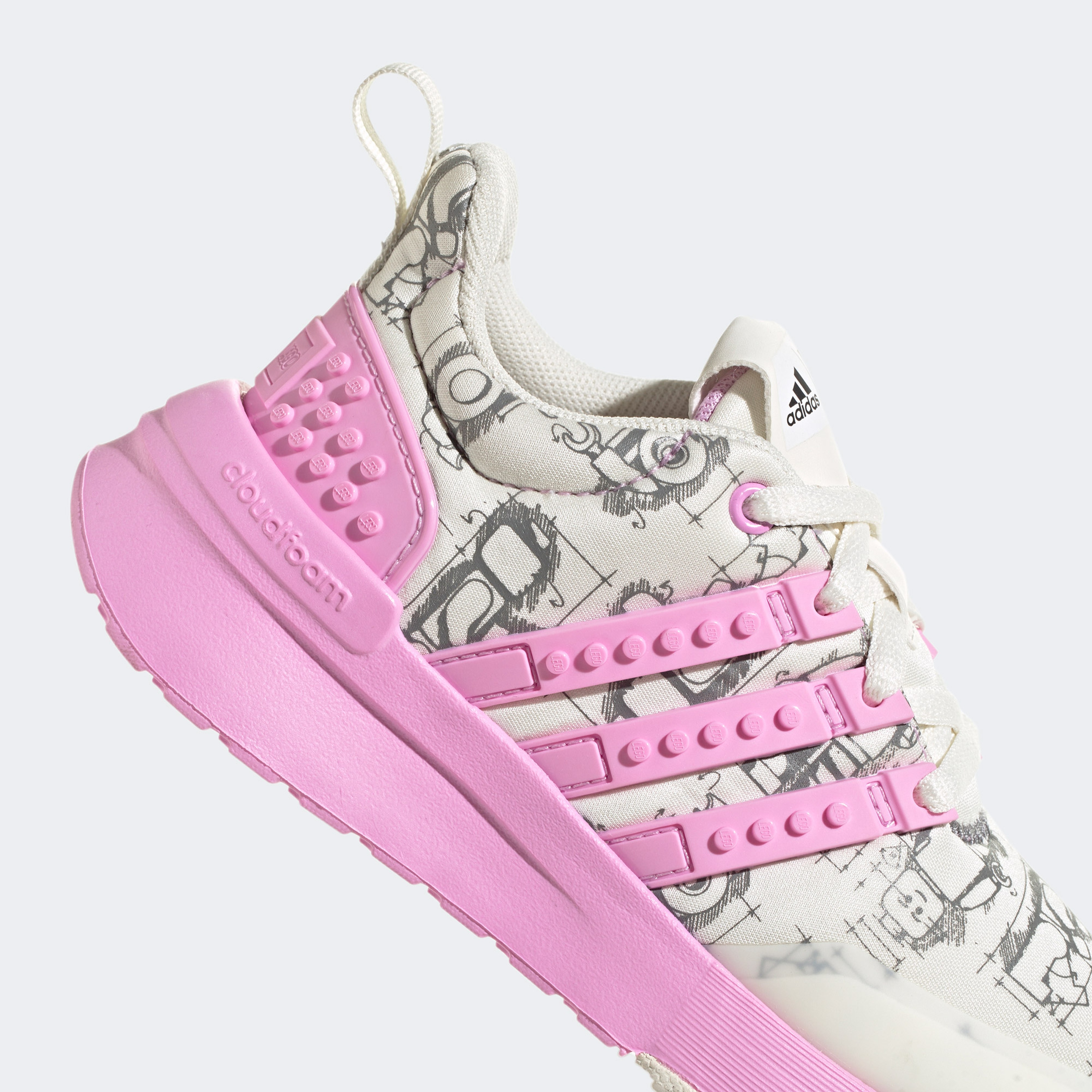 adidas X LEGO Racer Çocuk Beyaz Spor Ayakkabı