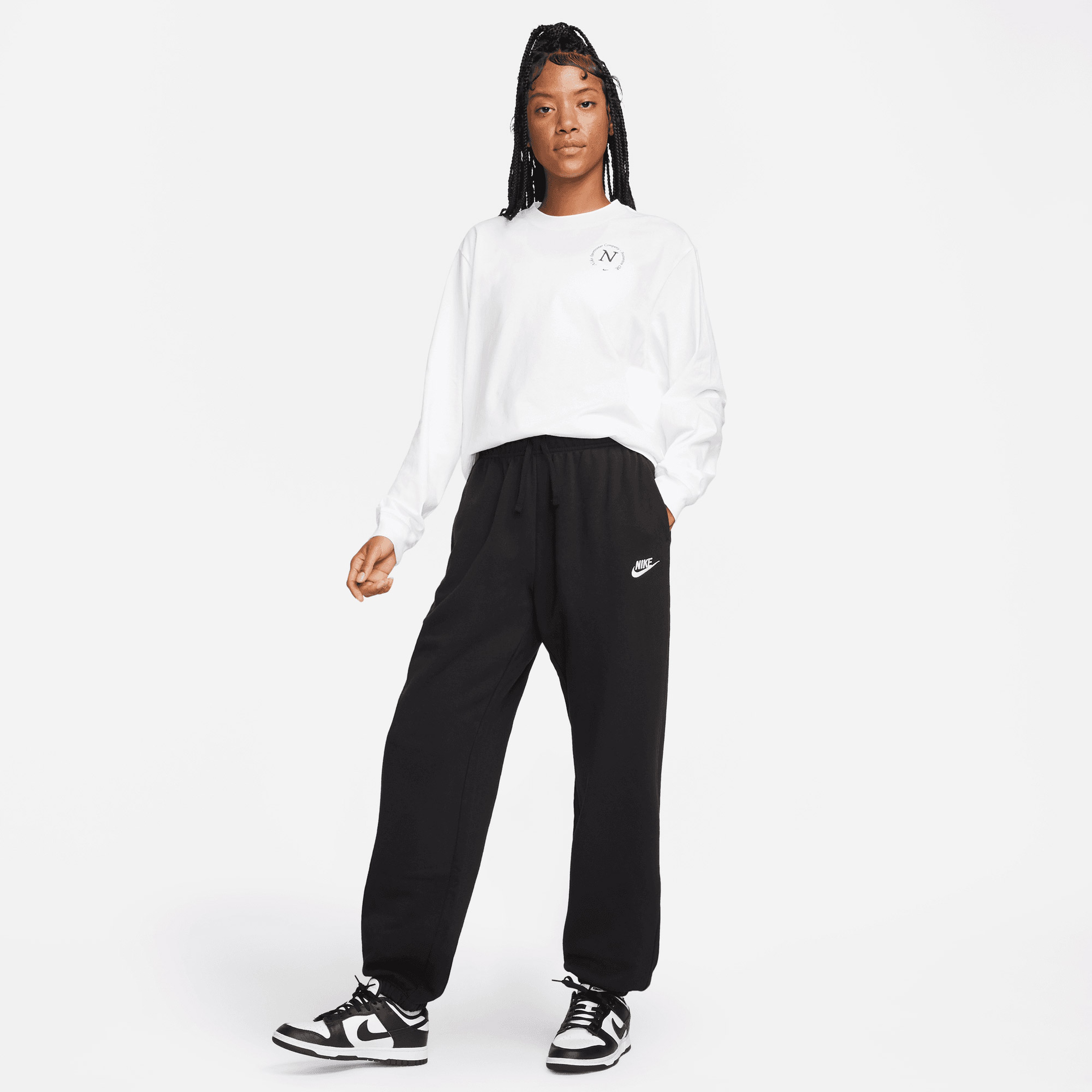Nike Sportswear Club Fleece Kadın Siyah Eşofman Altı