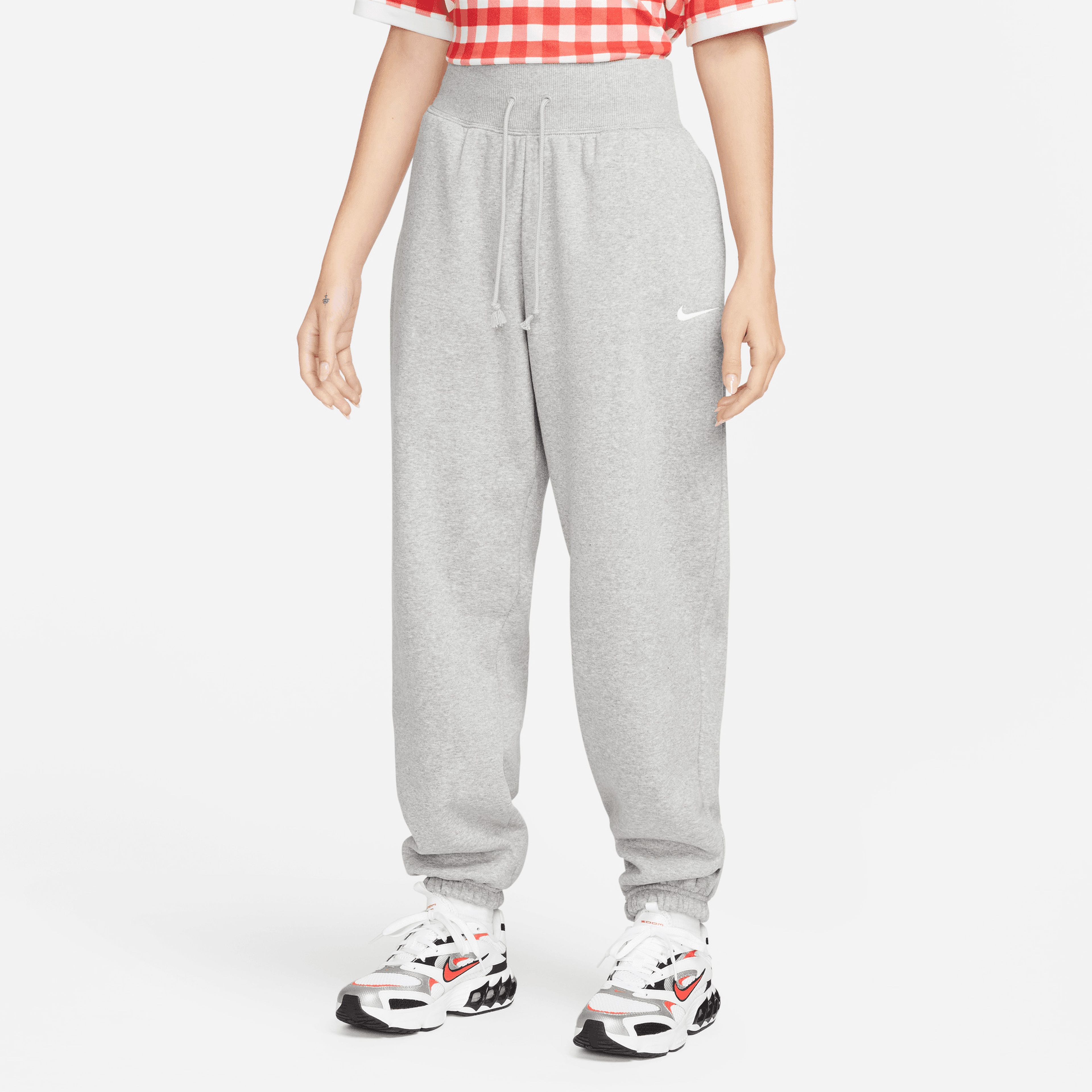 Nike Sportswear Phoenix Fleece Kadın Gri Eşofman Altı