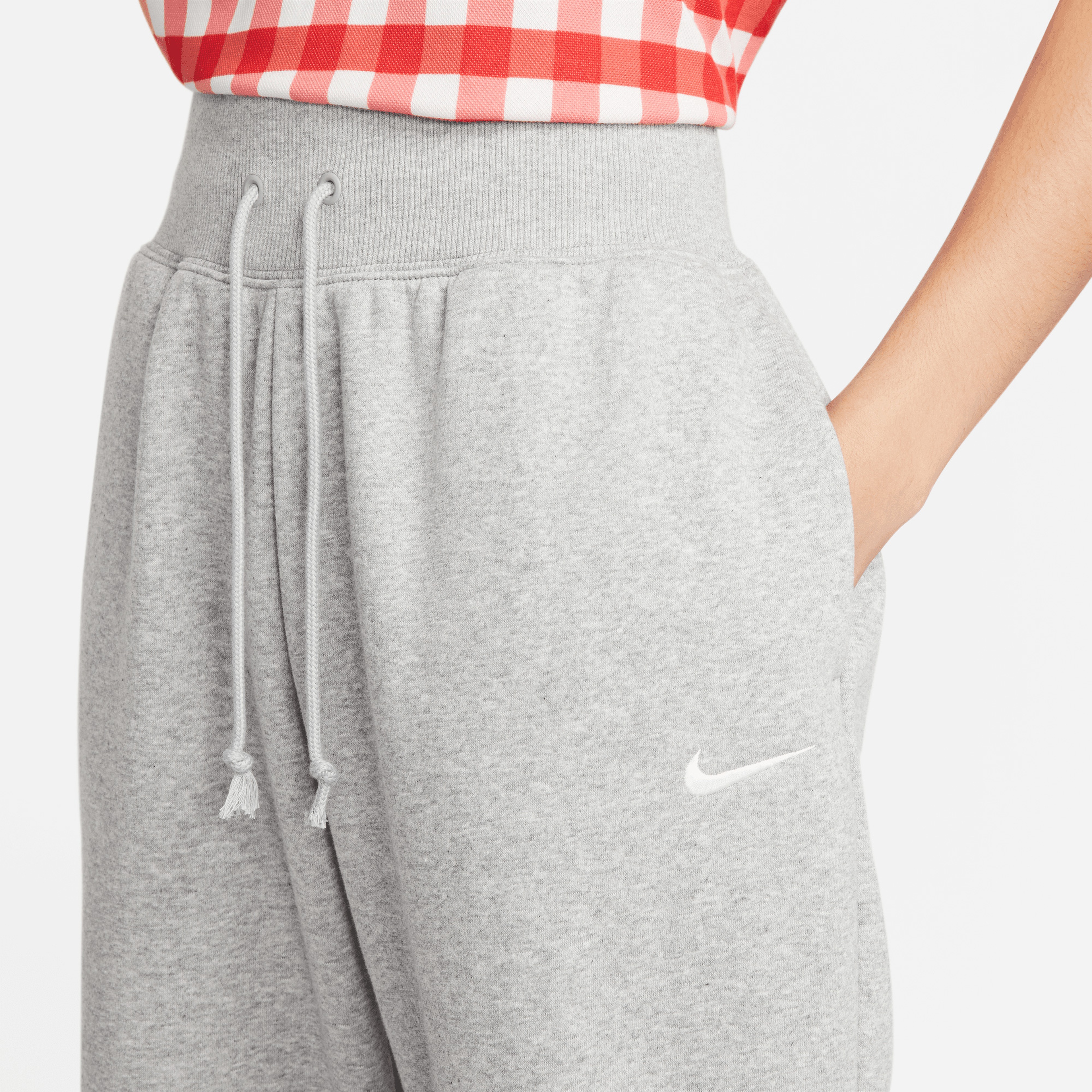 Nike Sportswear Phoenix Fleece Kadın Gri Eşofman Altı