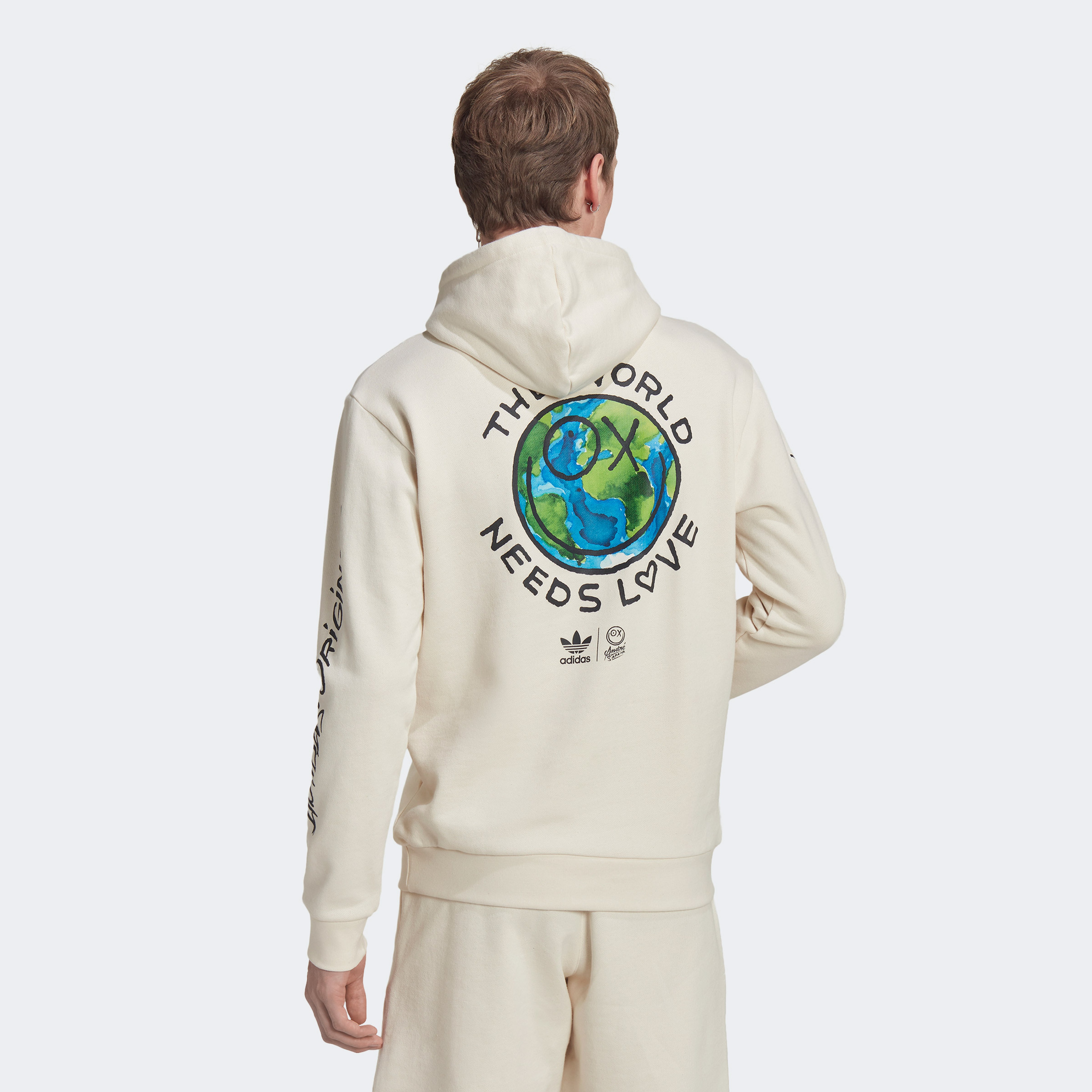 adidas Originals x André Saraiva Şort Erkek Beyaz Sweatshirt