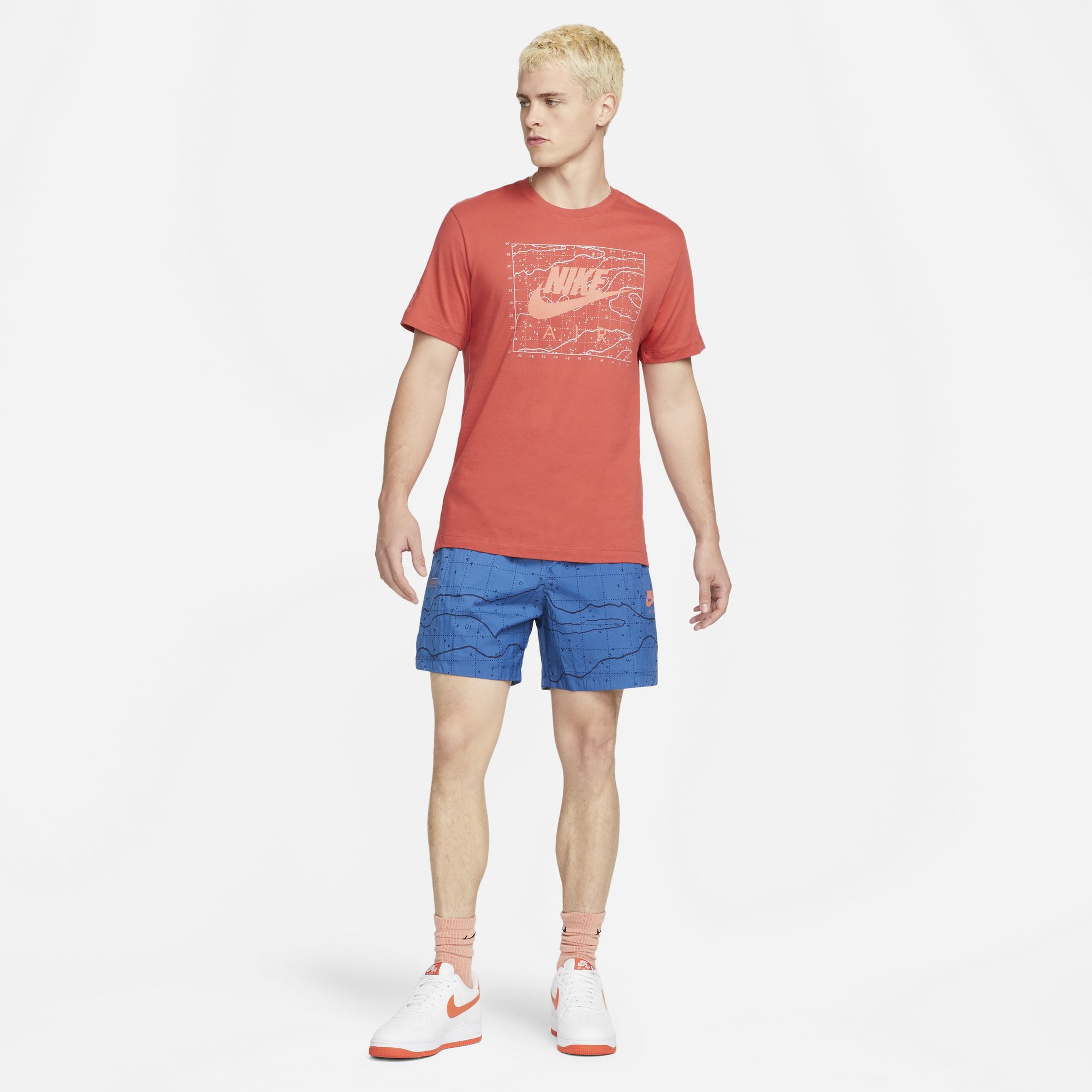 Nike Air Erkek Mavi Şort