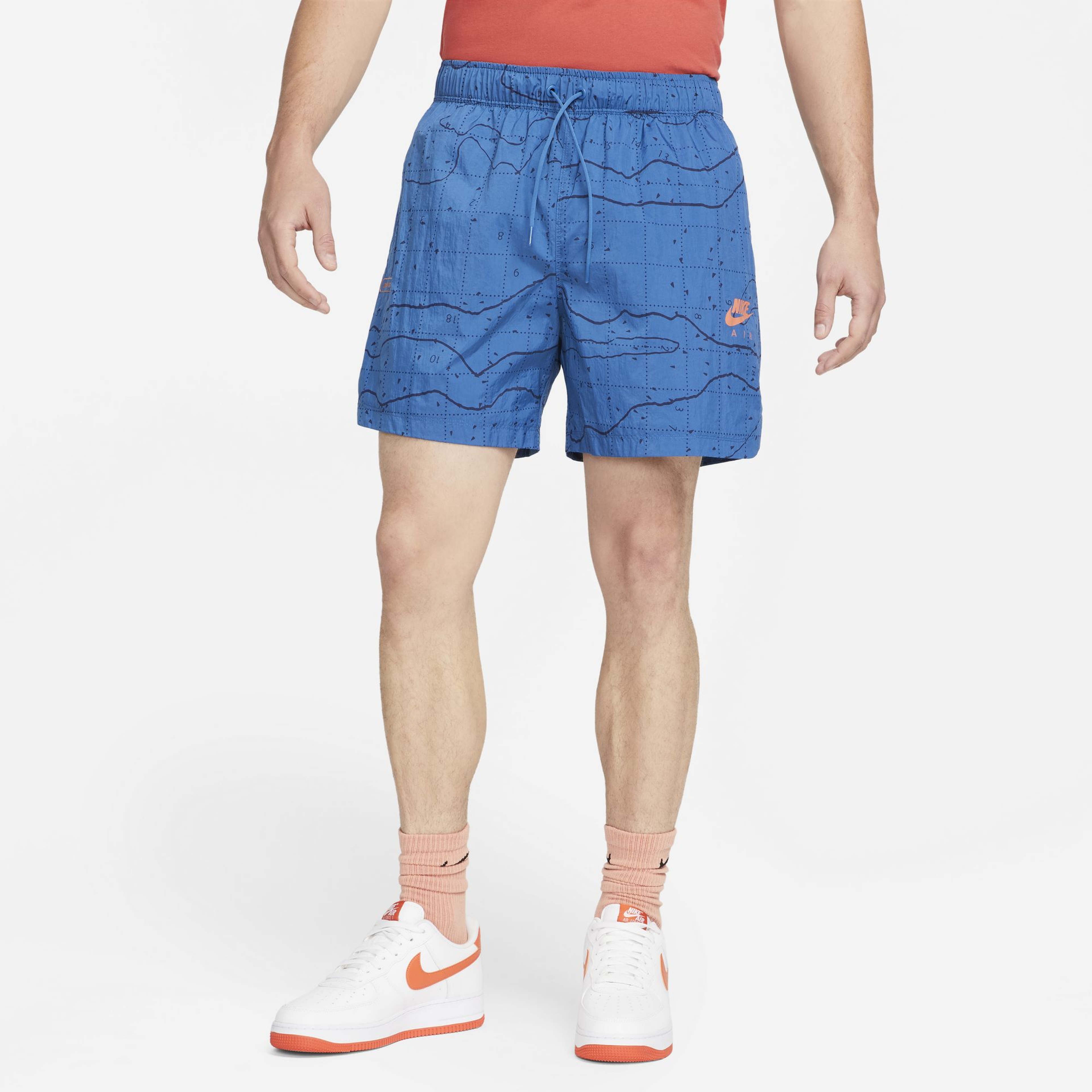 Nike Air Erkek Mavi Şort