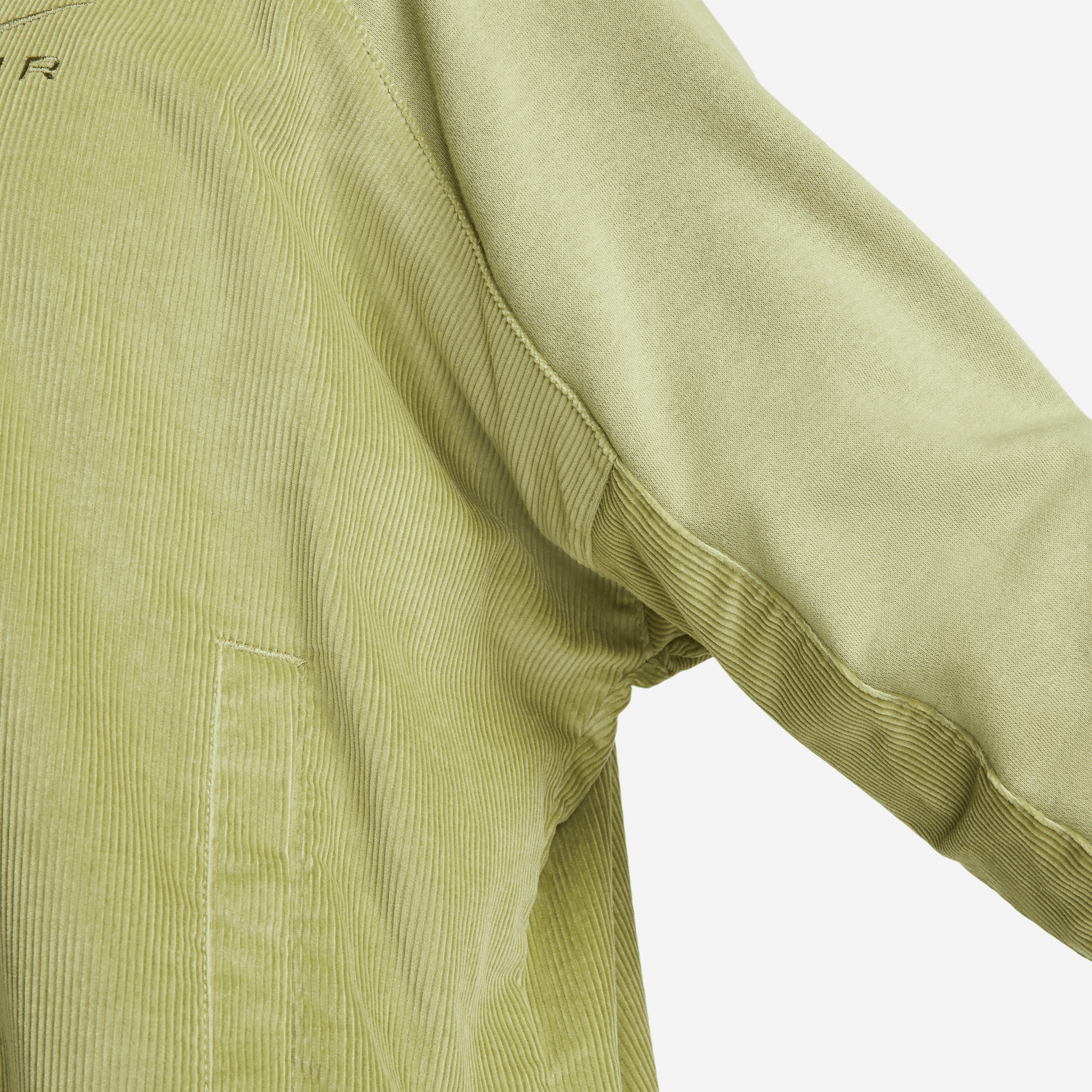 Nike Air Corduroy Fleece Full-Zip Kadın Yeşil CeketXSDQ6928| Occasion