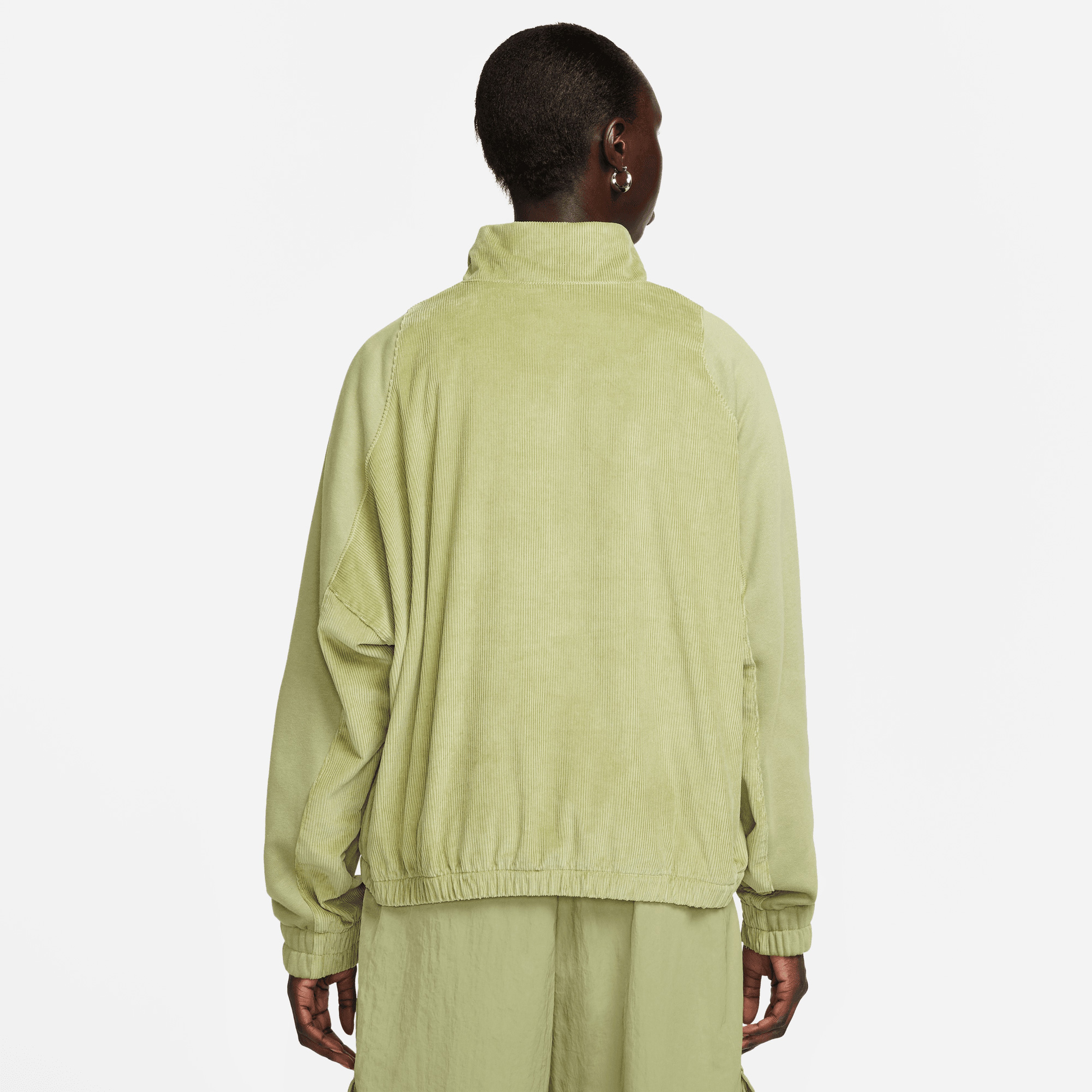 Nike Air Corduroy Fleece Full-Zip Kadın Yeşil CeketXSDQ6928| Occasion