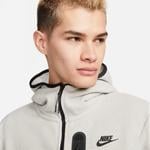 Nike Sportswear Tech Fleece Full-Zip Winter Hoodie Erkek Gri Sweatshirt