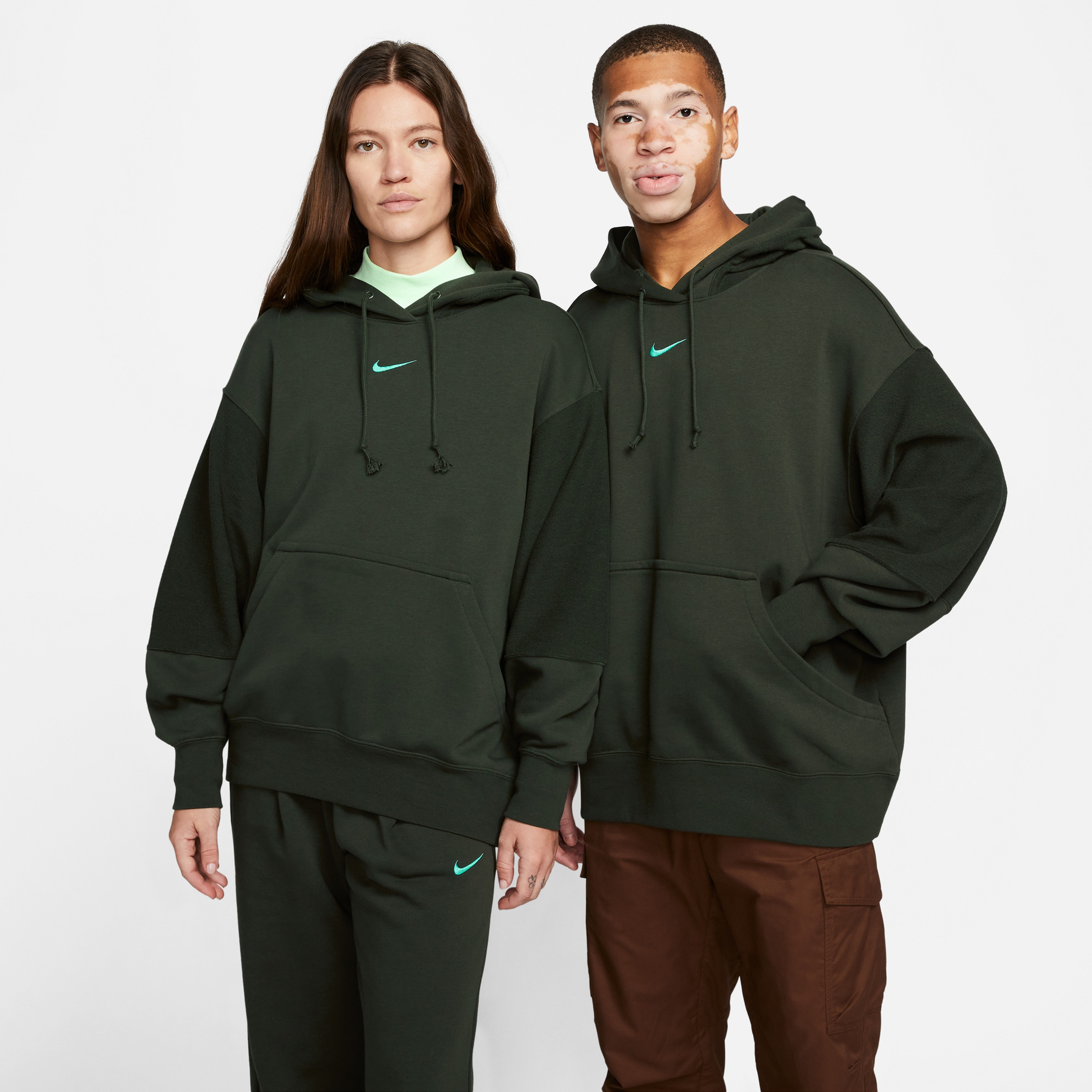 Nike Sportswear Everyday Modern Fleece Unisex Yeşil Hoodie
