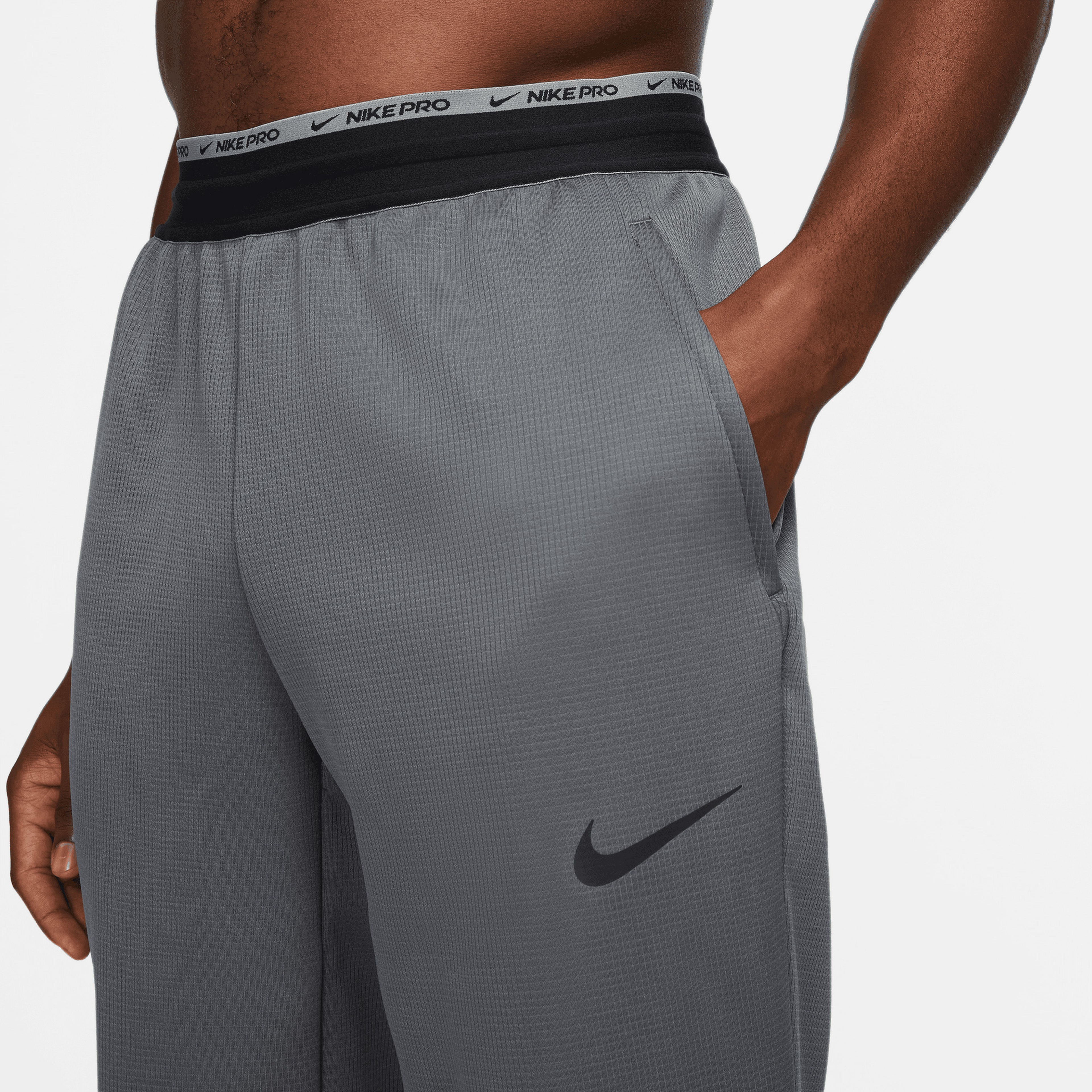 Nike Pro Therma-FIT Sphere Erkek Gri Eşofman Altı