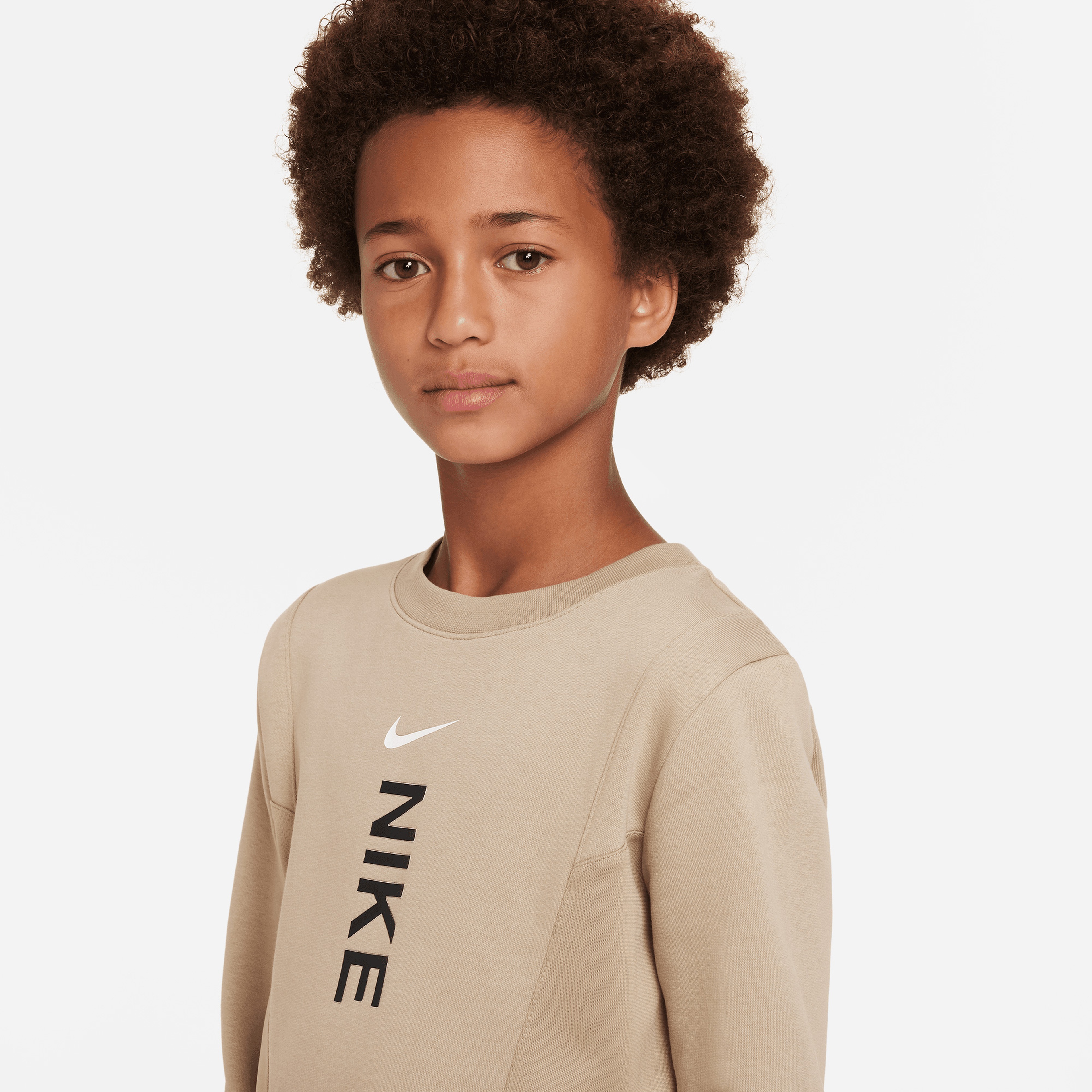 Nike Sportswear Hybrid Yün Genç Çocuk Haki Sweatshirt