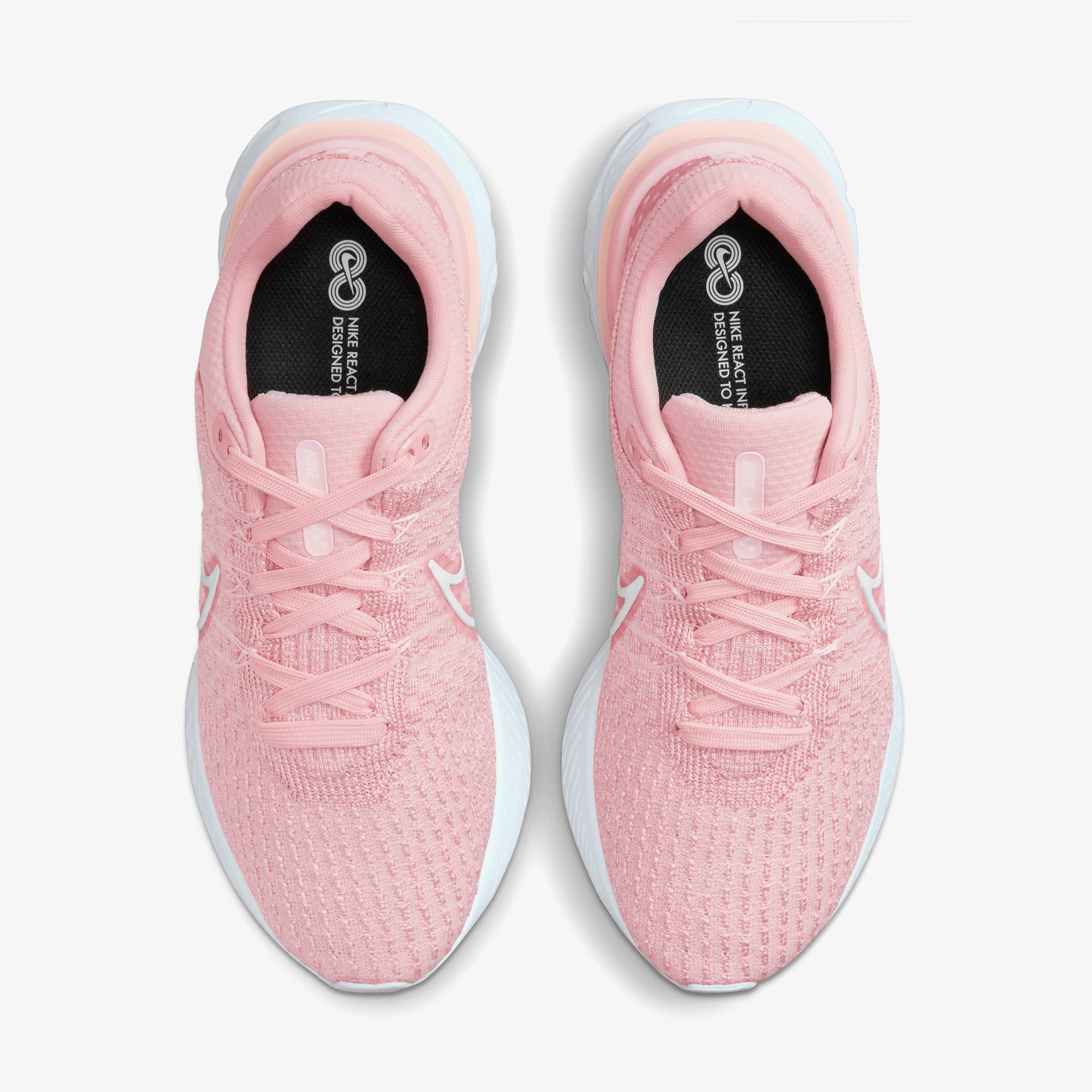 Nike React Infinity Run Flyknit 3 Kadın Pembe Spor Ayakkabı