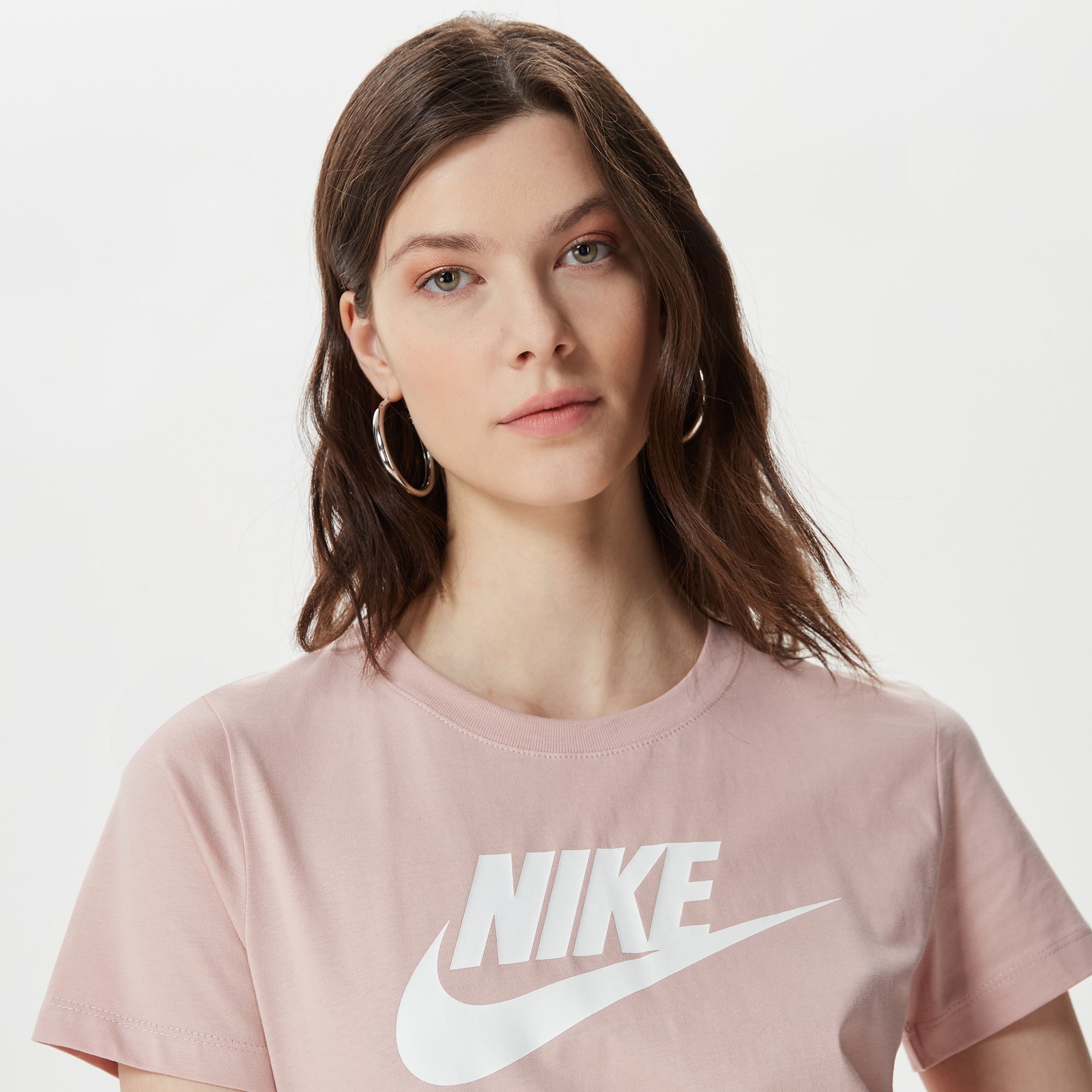 Nike W Nsw Essntl Icon Futur Kadın Siyah Tshirt