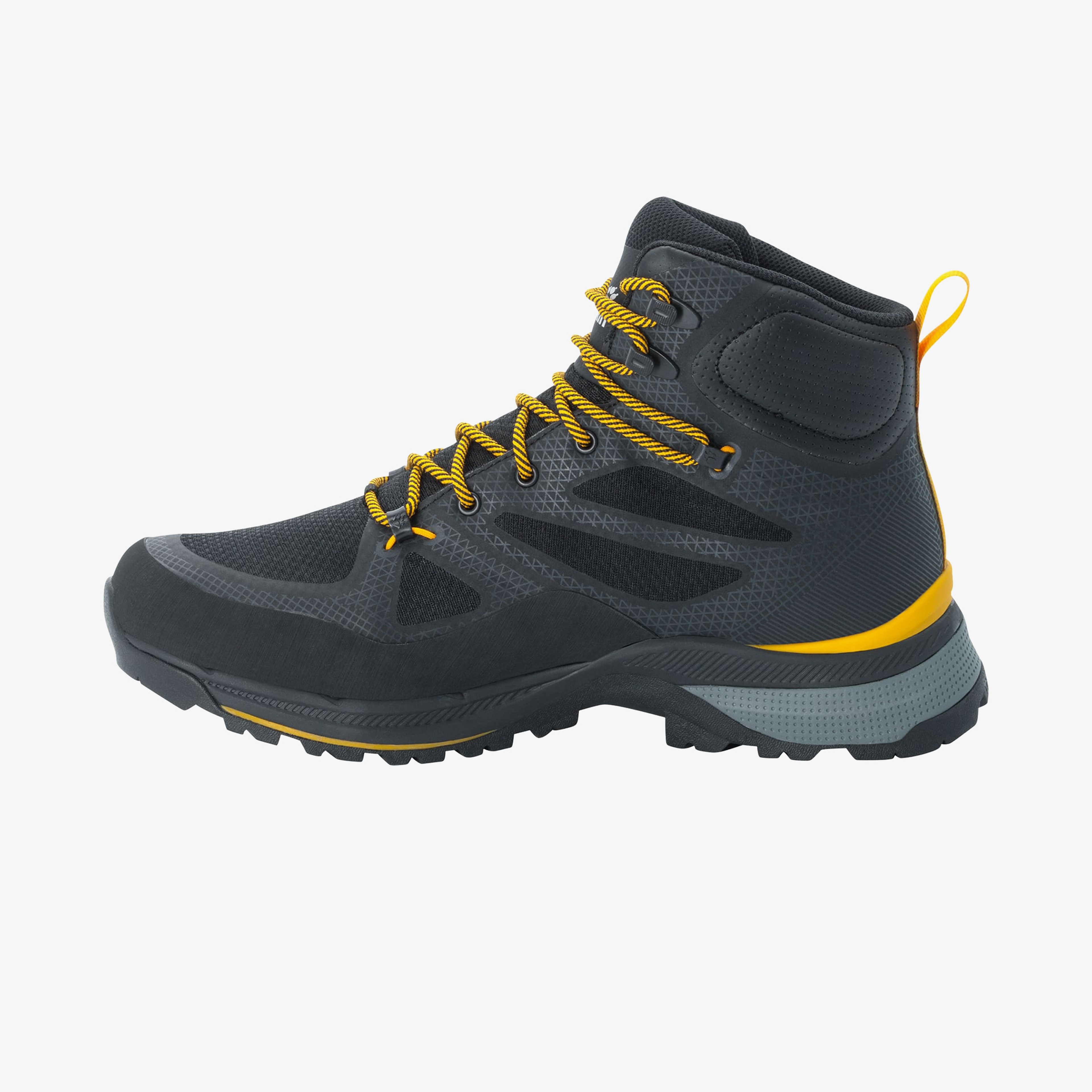 Jack Wolfskin Force Striker Texapore Mid Erkek Siyah Outdoor Bot