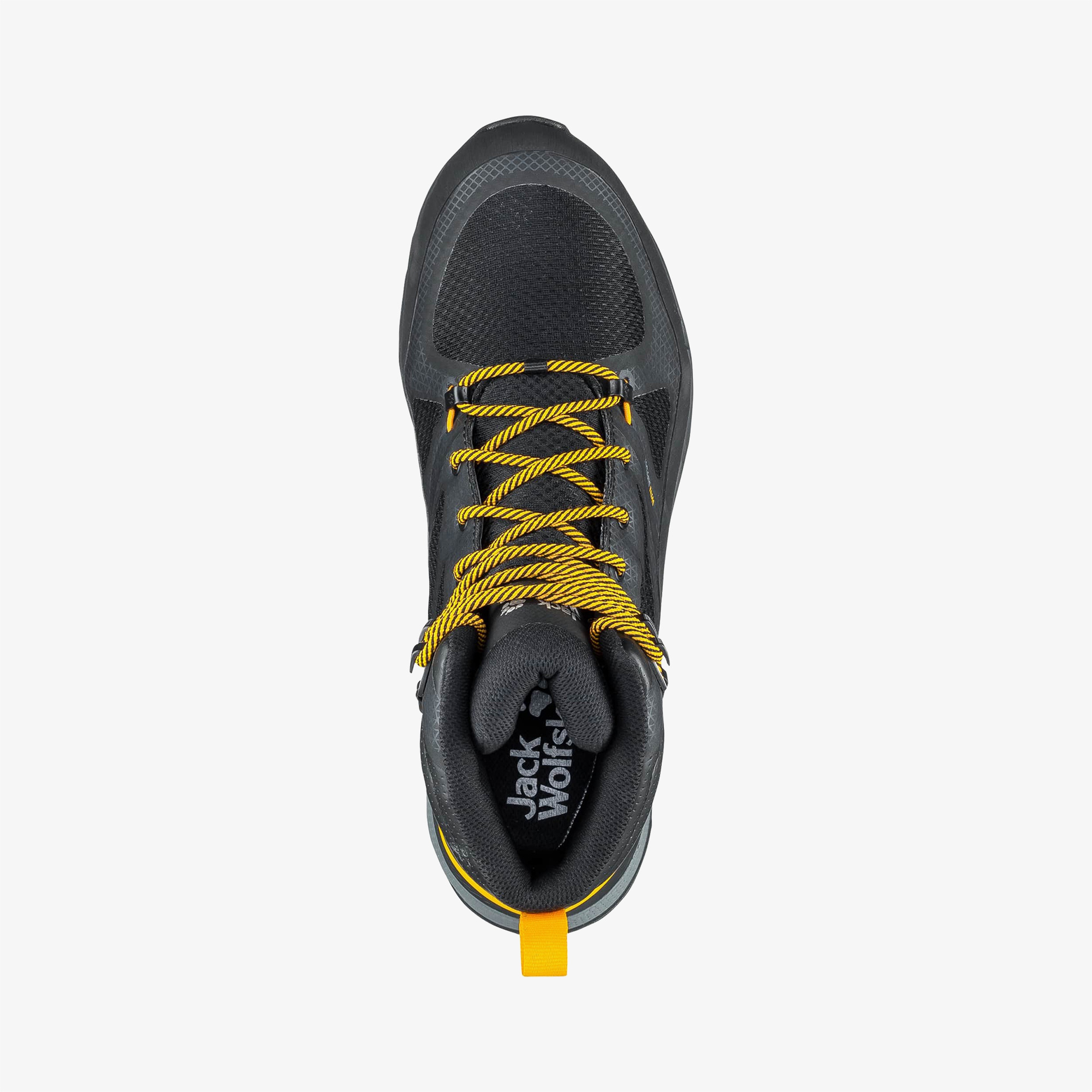 Jack Wolfskin Force Striker Texapore Mid Erkek Siyah Outdoor Bot