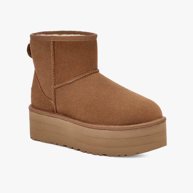 Ugg Kahverengi Ugg Classic Mini Platform Kadın Bot
