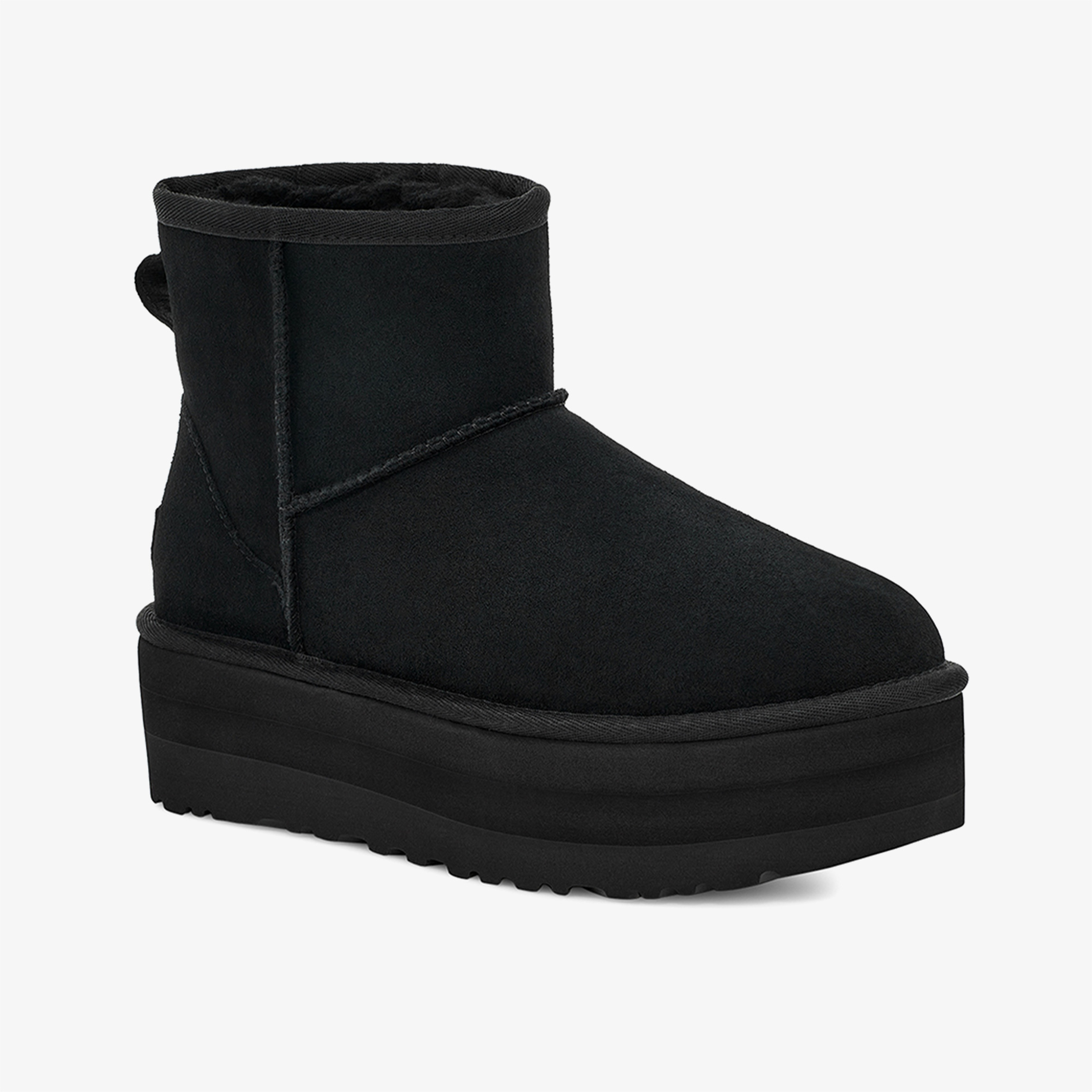 UGG Classic Mini Platform Kadın Siyah Bot