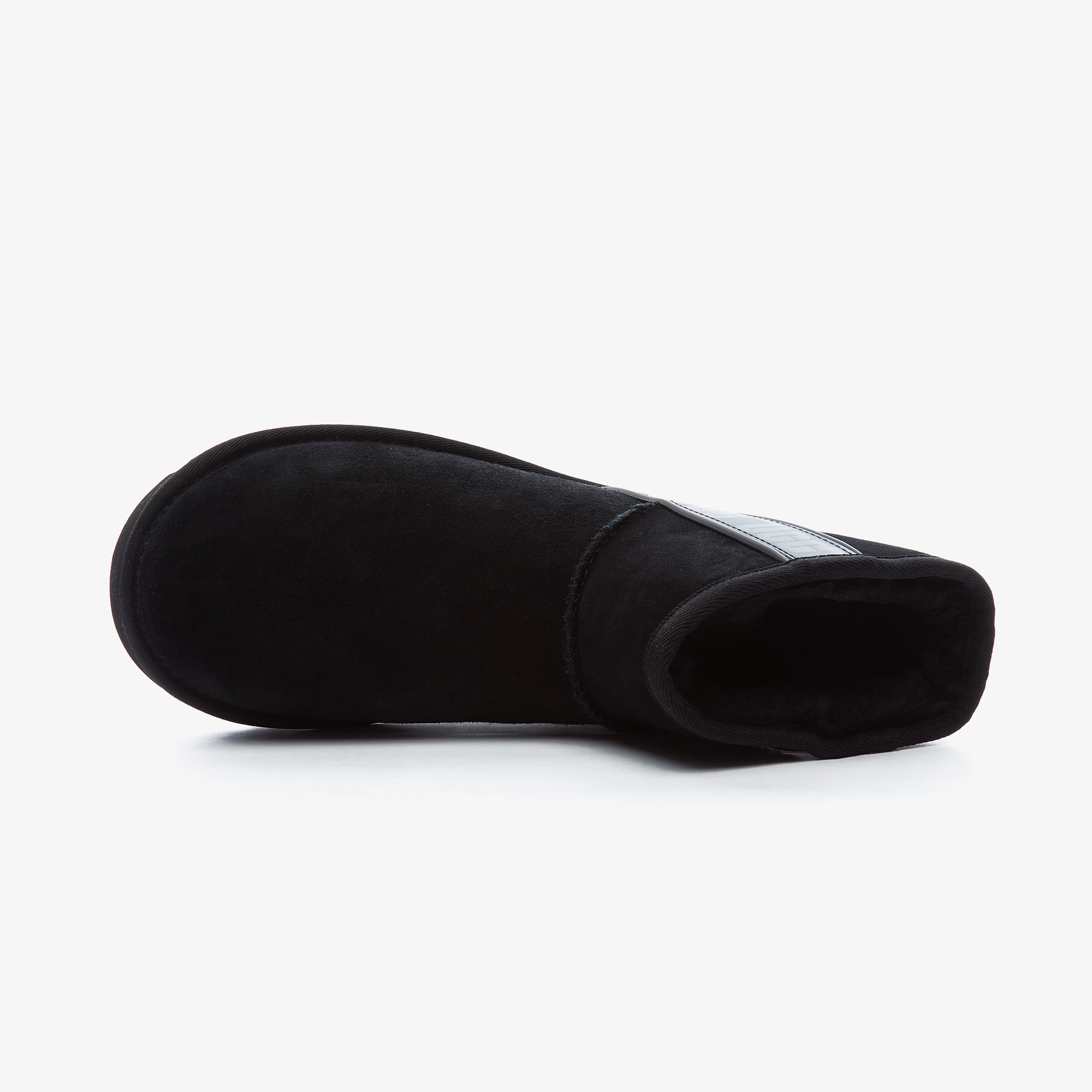 UGG Australia Classic Mini Side Logo Kadın Siyah Bot