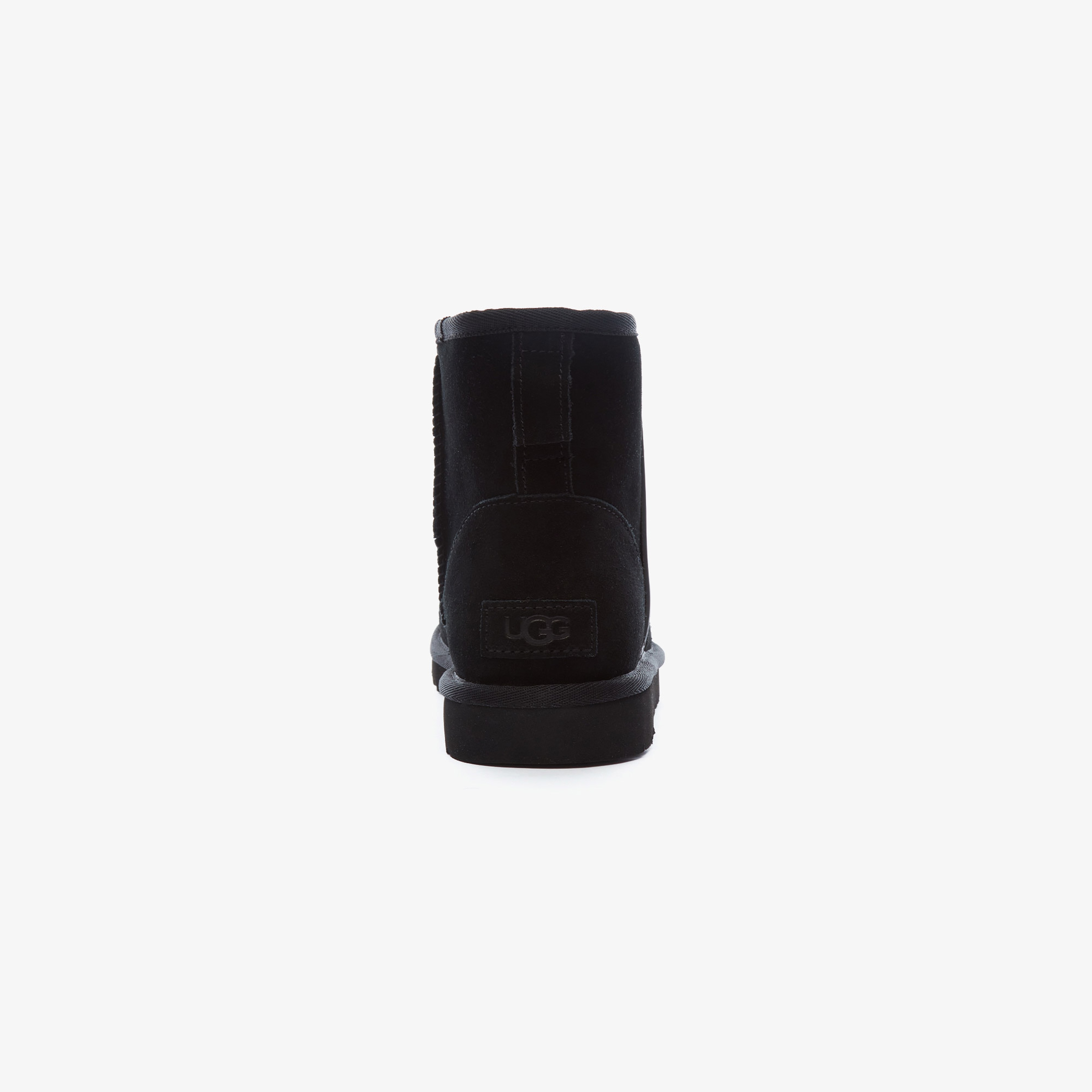 UGG Australia Classic Mini Side Logo Kadın Siyah Bot