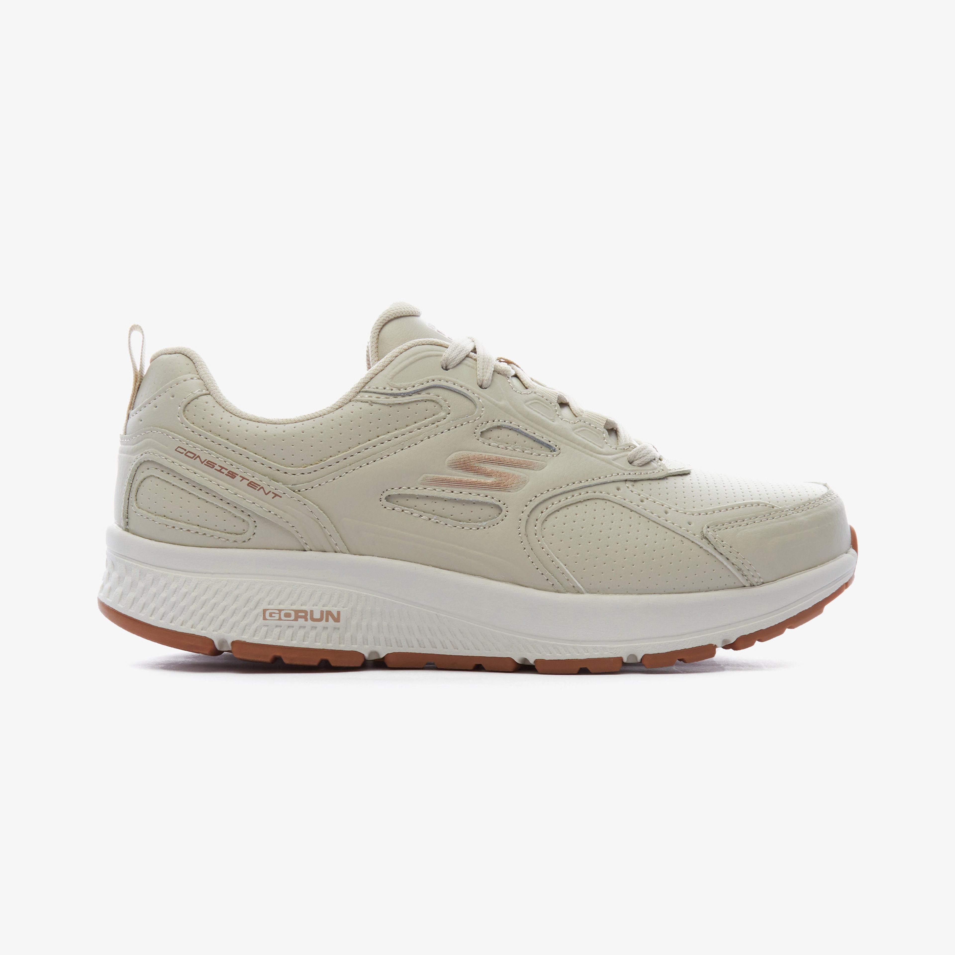 Skechers Go Run Consistent Kadın Krem Spor Ayakkabı