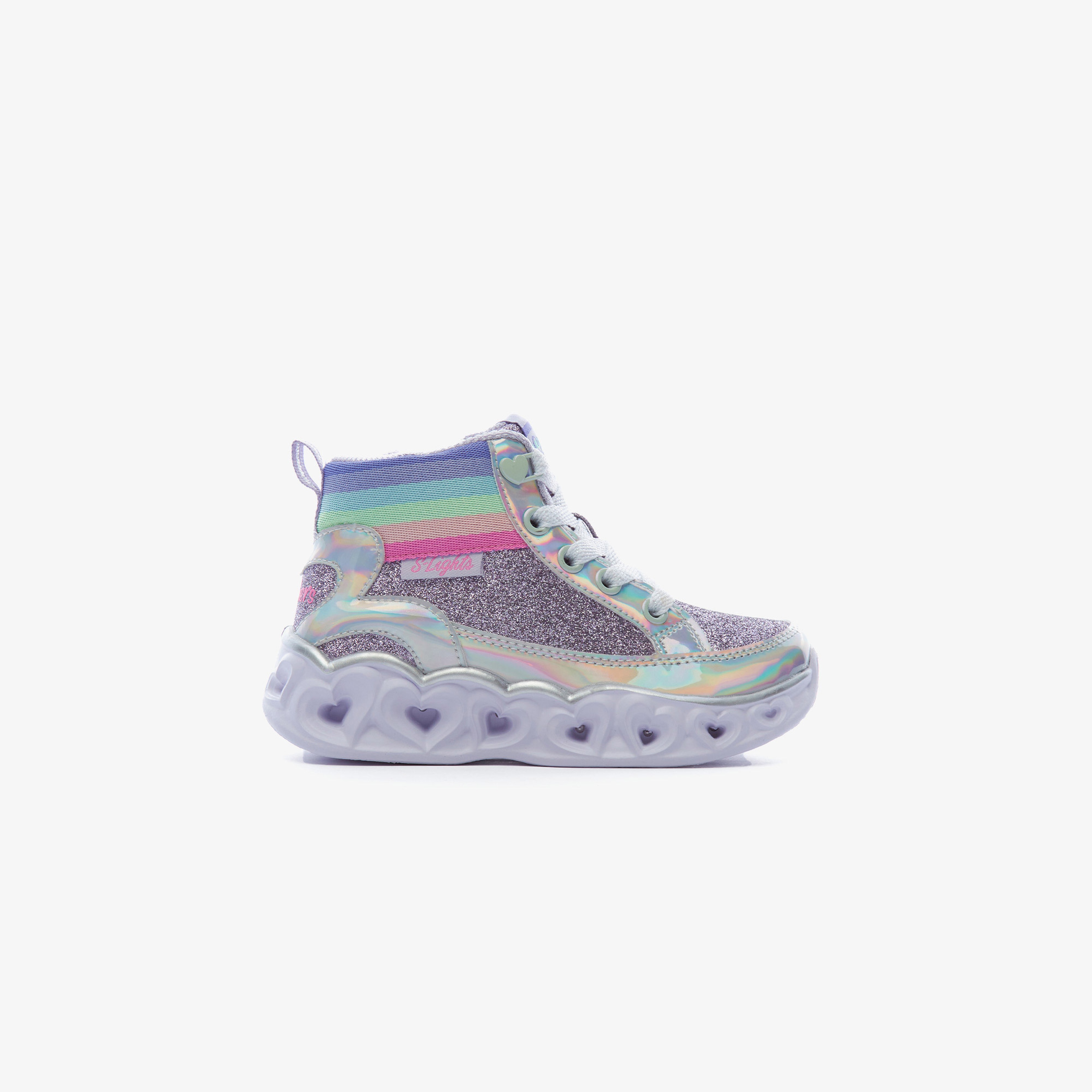 Skechers Heart Lights Çocuk Mor Bot