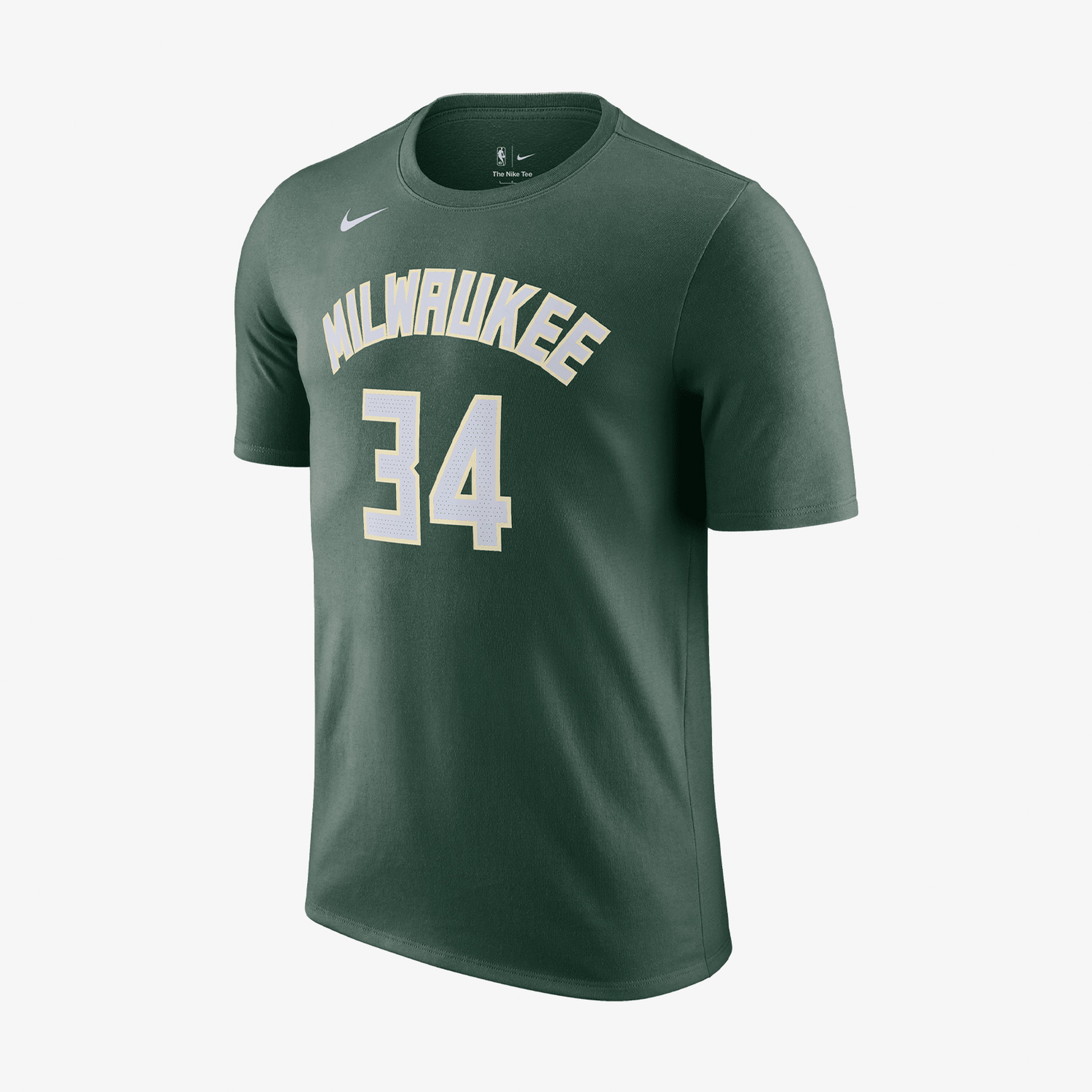 Nike Milwaukee Bucks Edition Erkek Yeşil T-Shirt