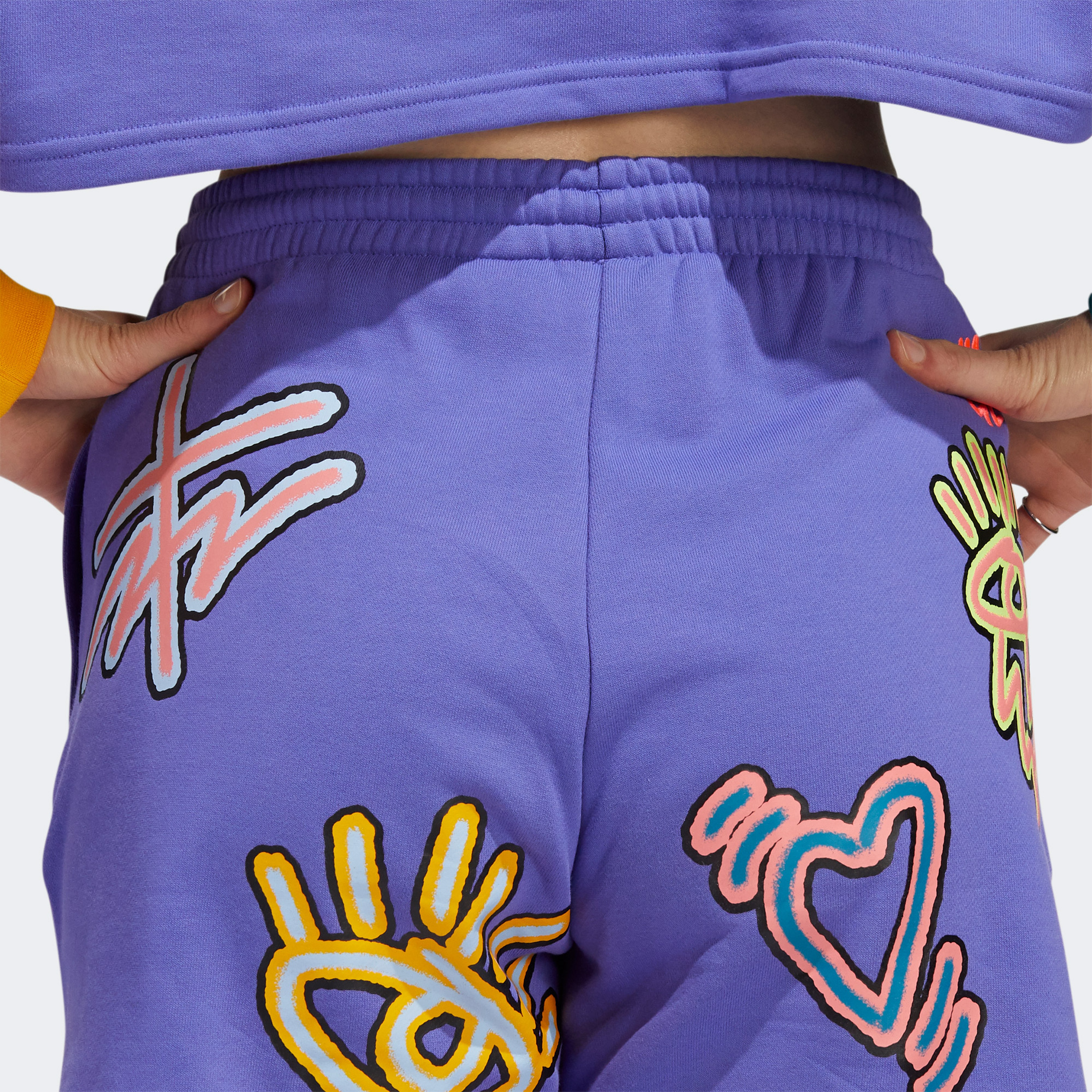 adidas Loveuni Kadın Mor Şort
