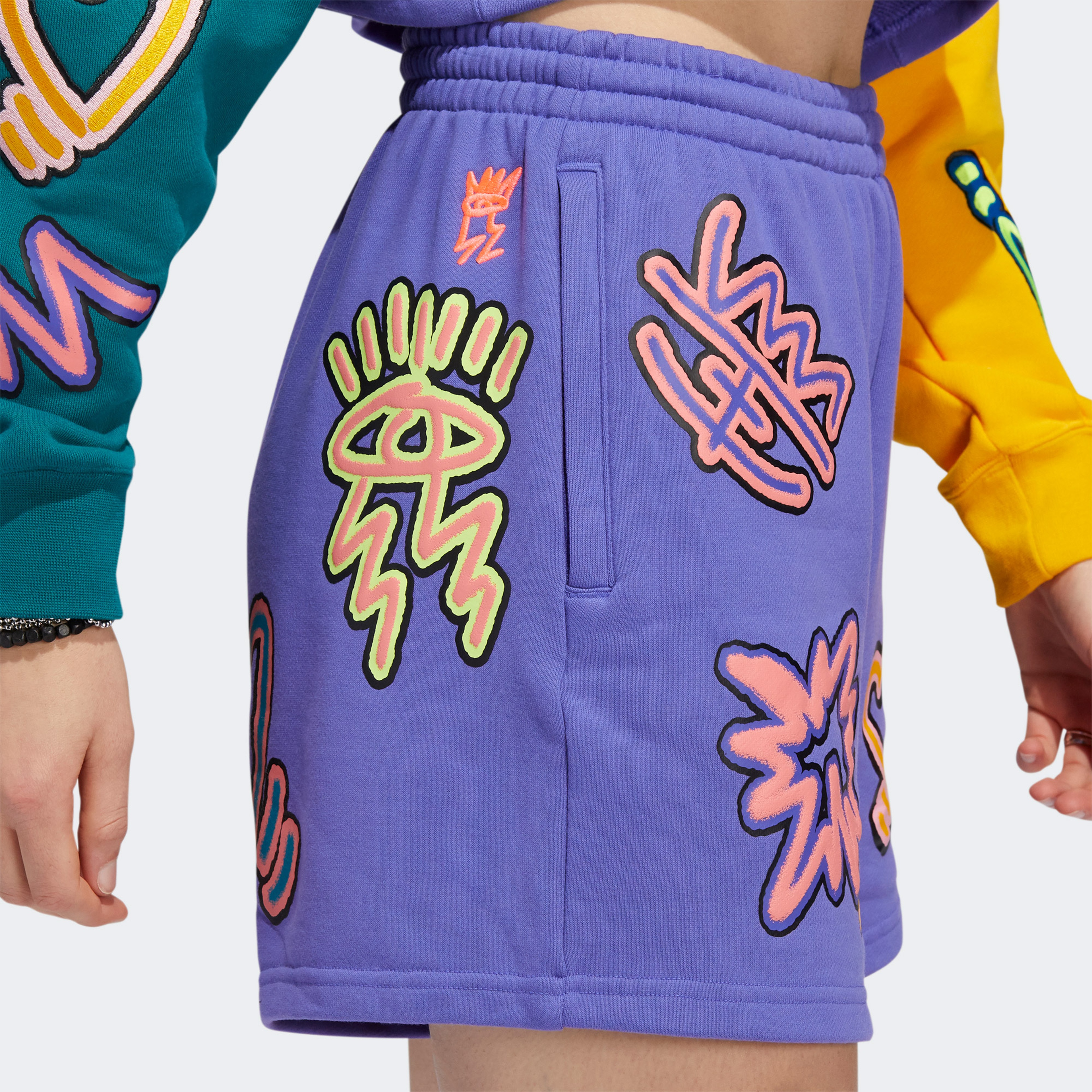 adidas Loveuni Kadın Mor Şort