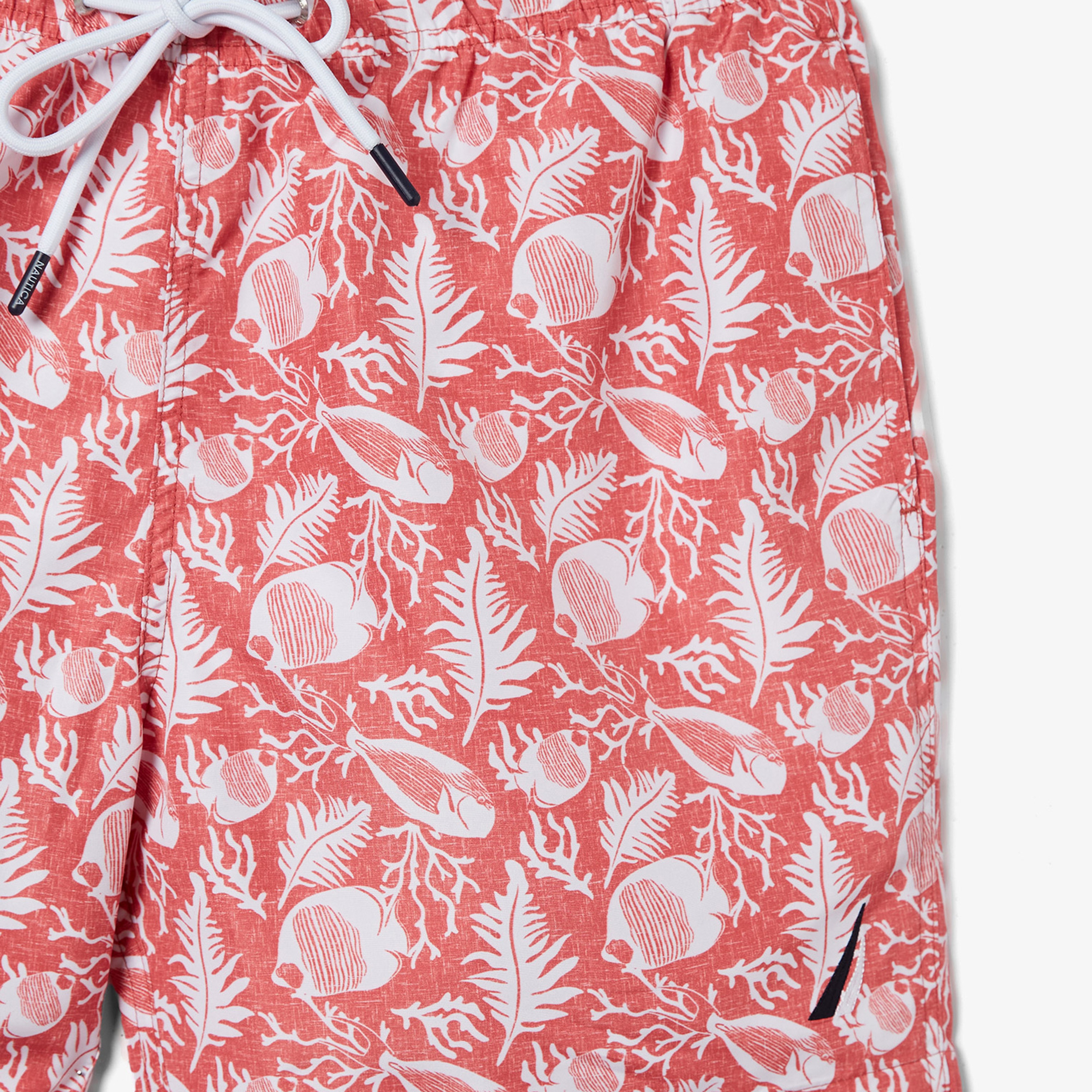 NAUTICA ERKEK KIRMIZI STANDART FIT ŞORT MAYO