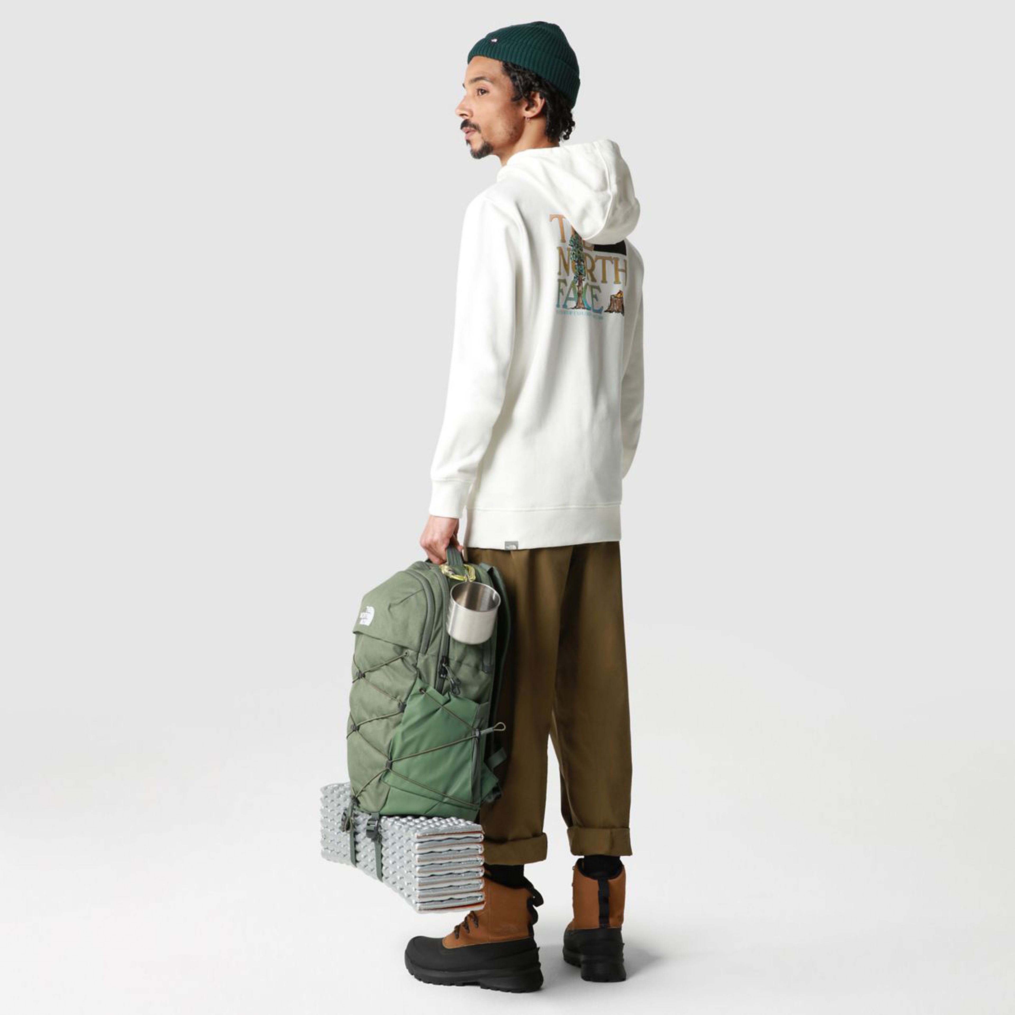 The North Face Seasonal Graphic Erkek Beyaz Hoodie