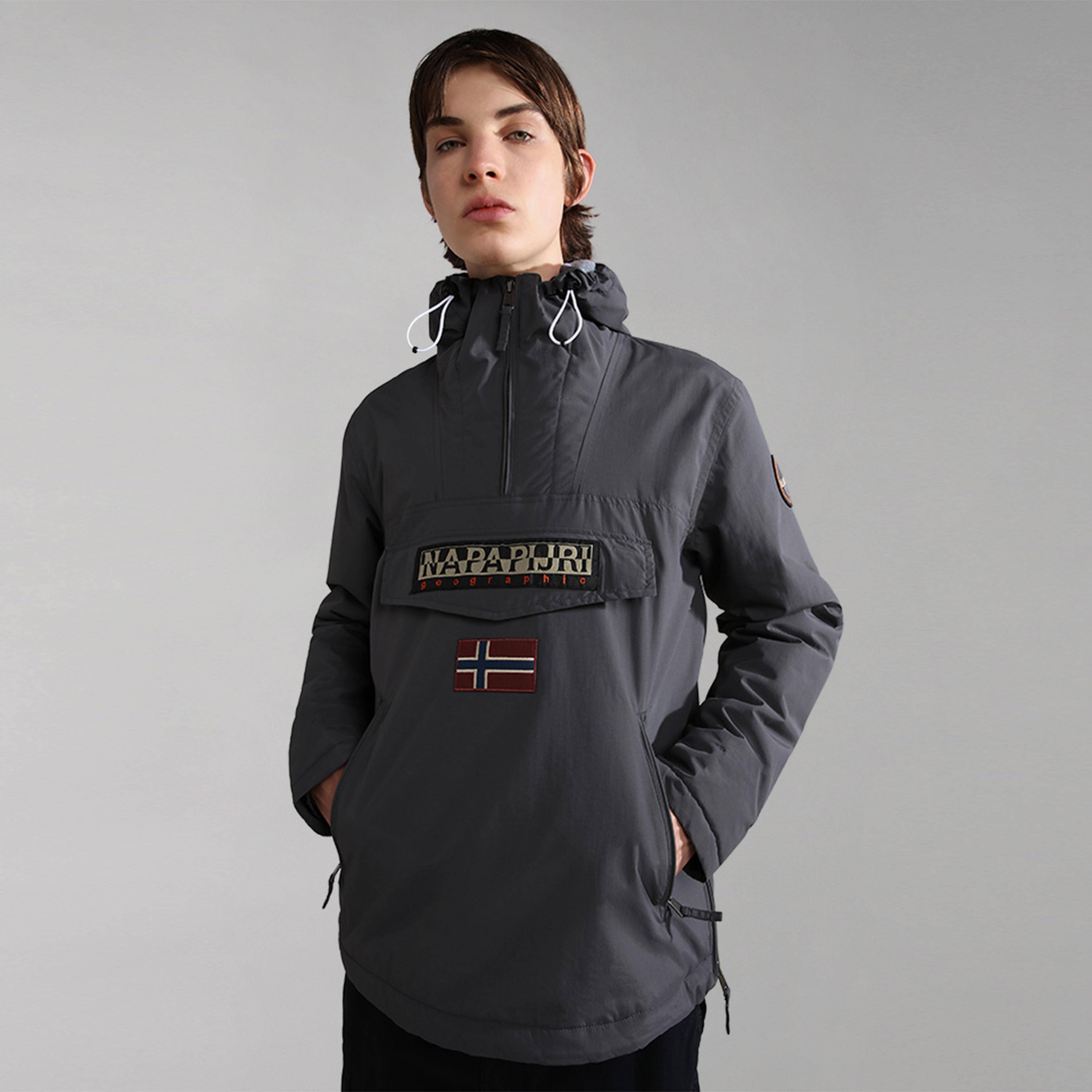 Napapijri Rainforest Pocket 2 Erkek Gri Ceket