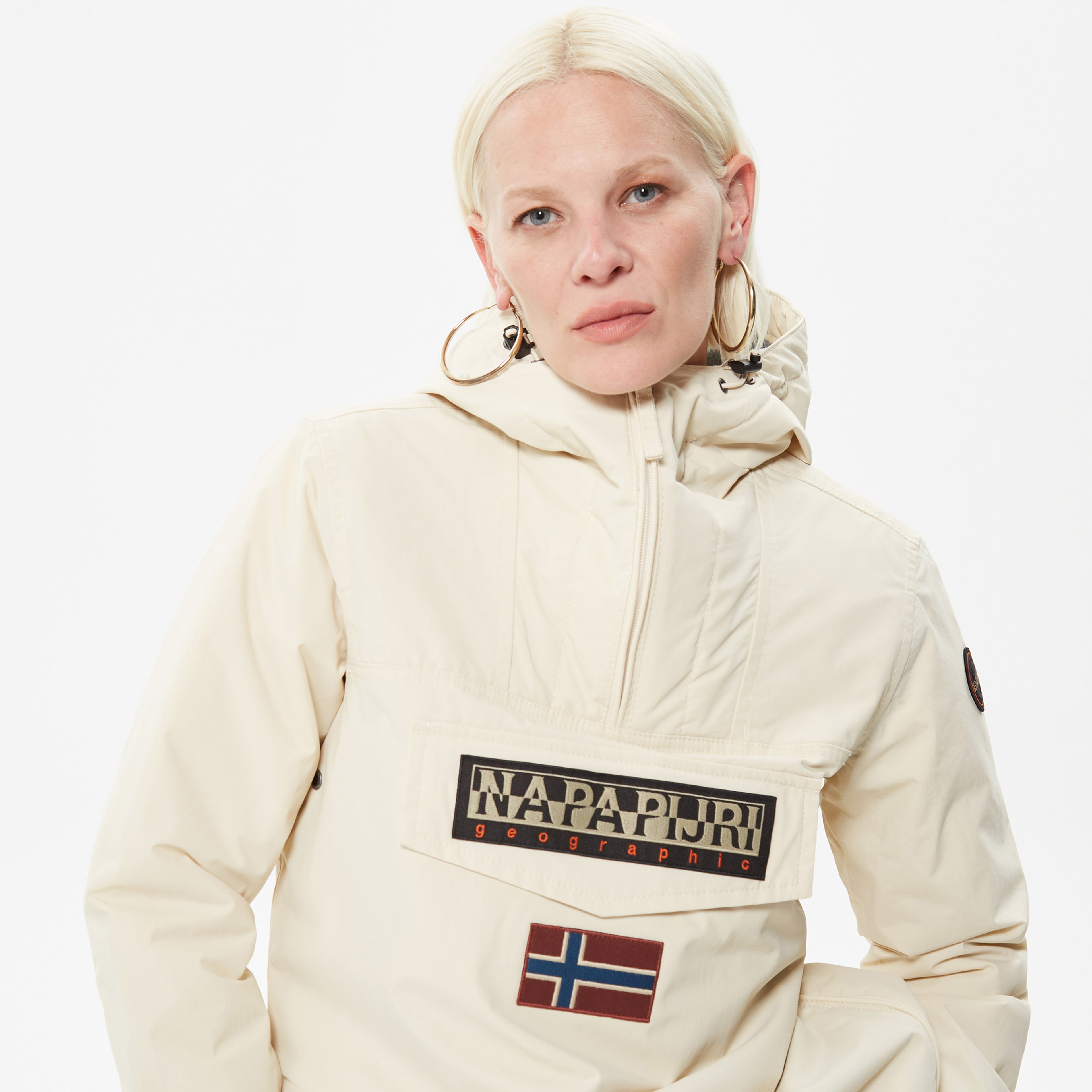 Napapijri Rainforest Winter Anorak Kadın Bej Ceket