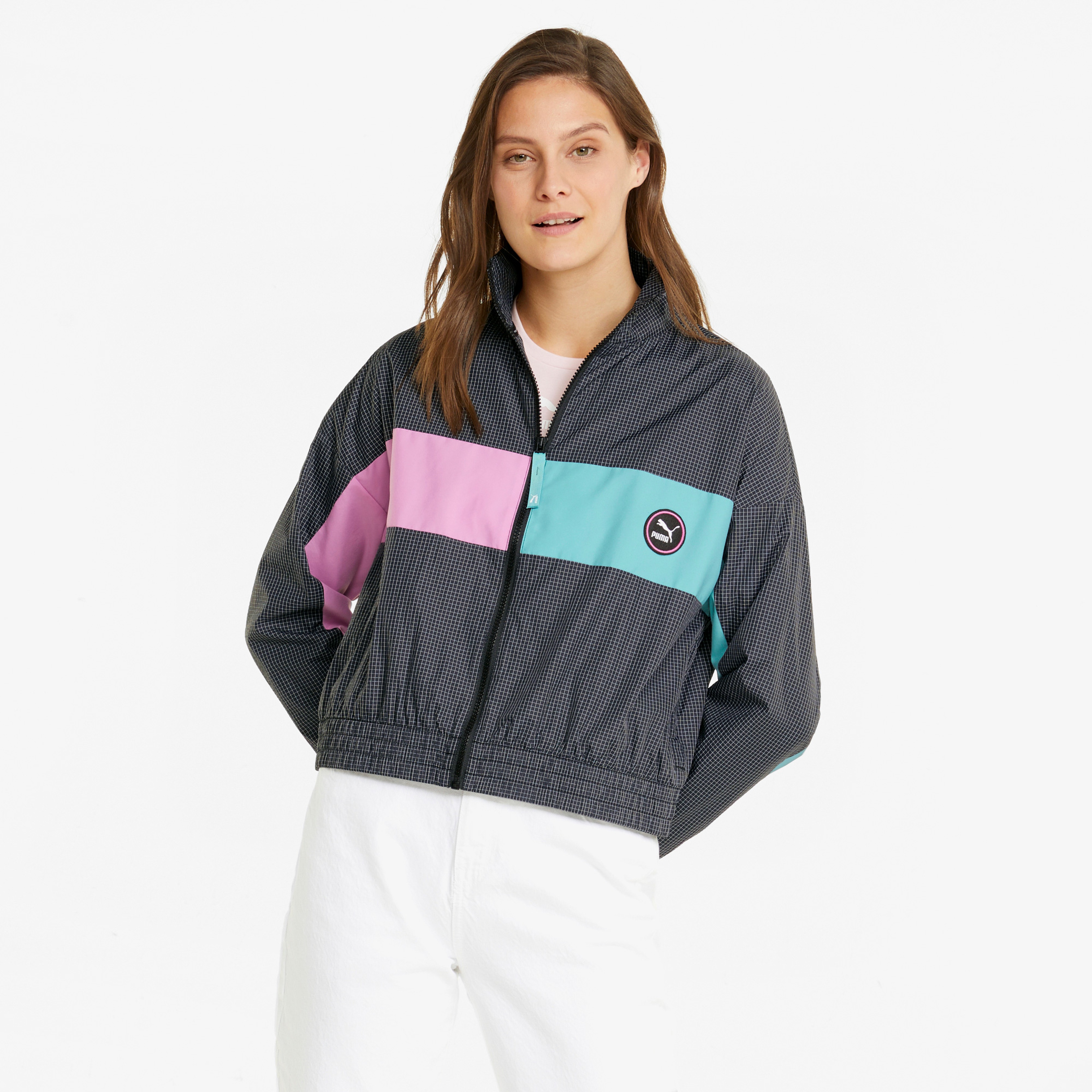 Puma Sportstyle Prime Kadın Gri Eşofman Üstü