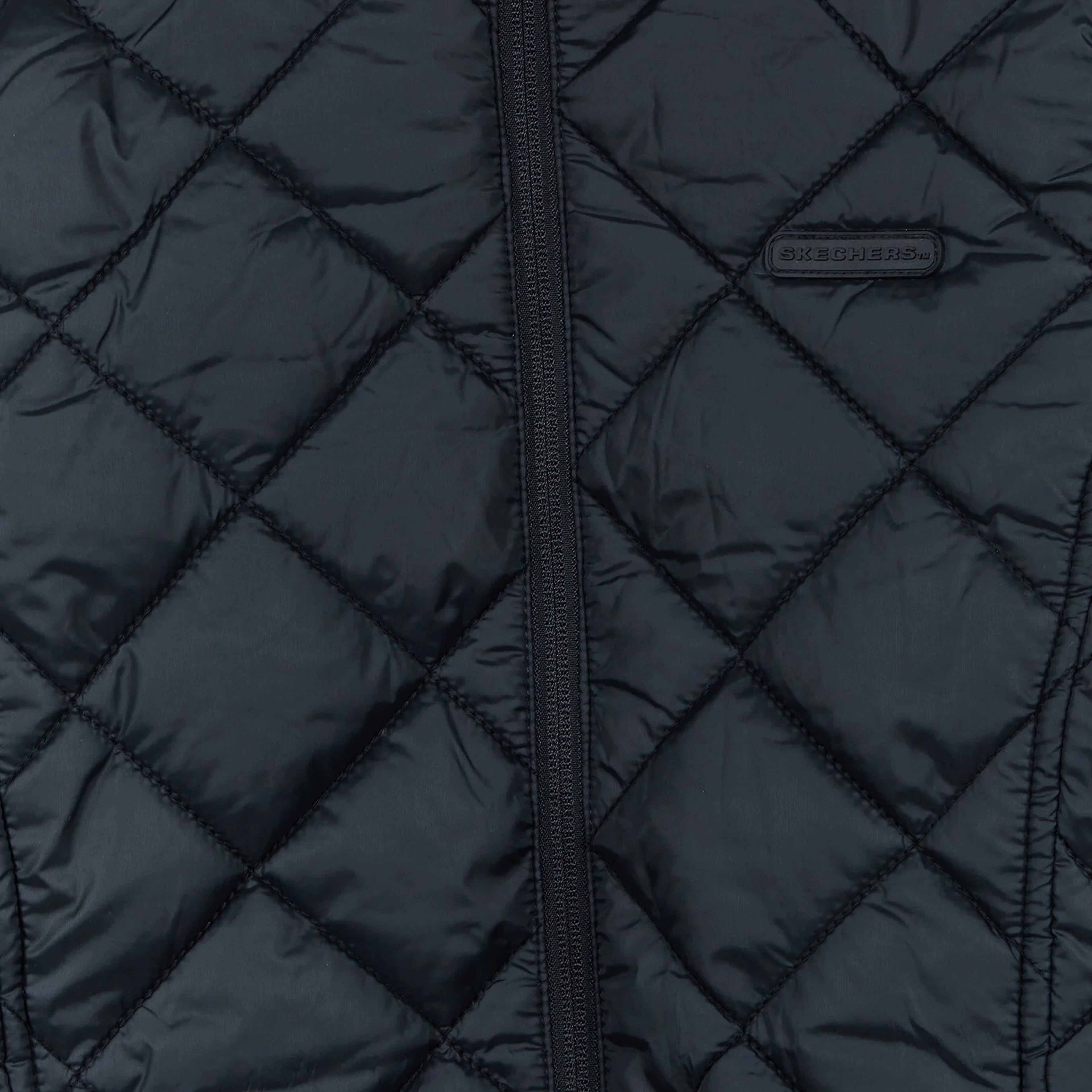 Skechers Capitone Hooded Kadın Siyah Mont