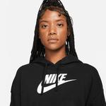 Nike W Nsw Club Flc Gx Crop Hdy Kadın Siyah Sweatshirt