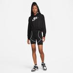Nike W Nsw Club Flc Gx Crop Hdy Kadın Siyah Sweatshirt
