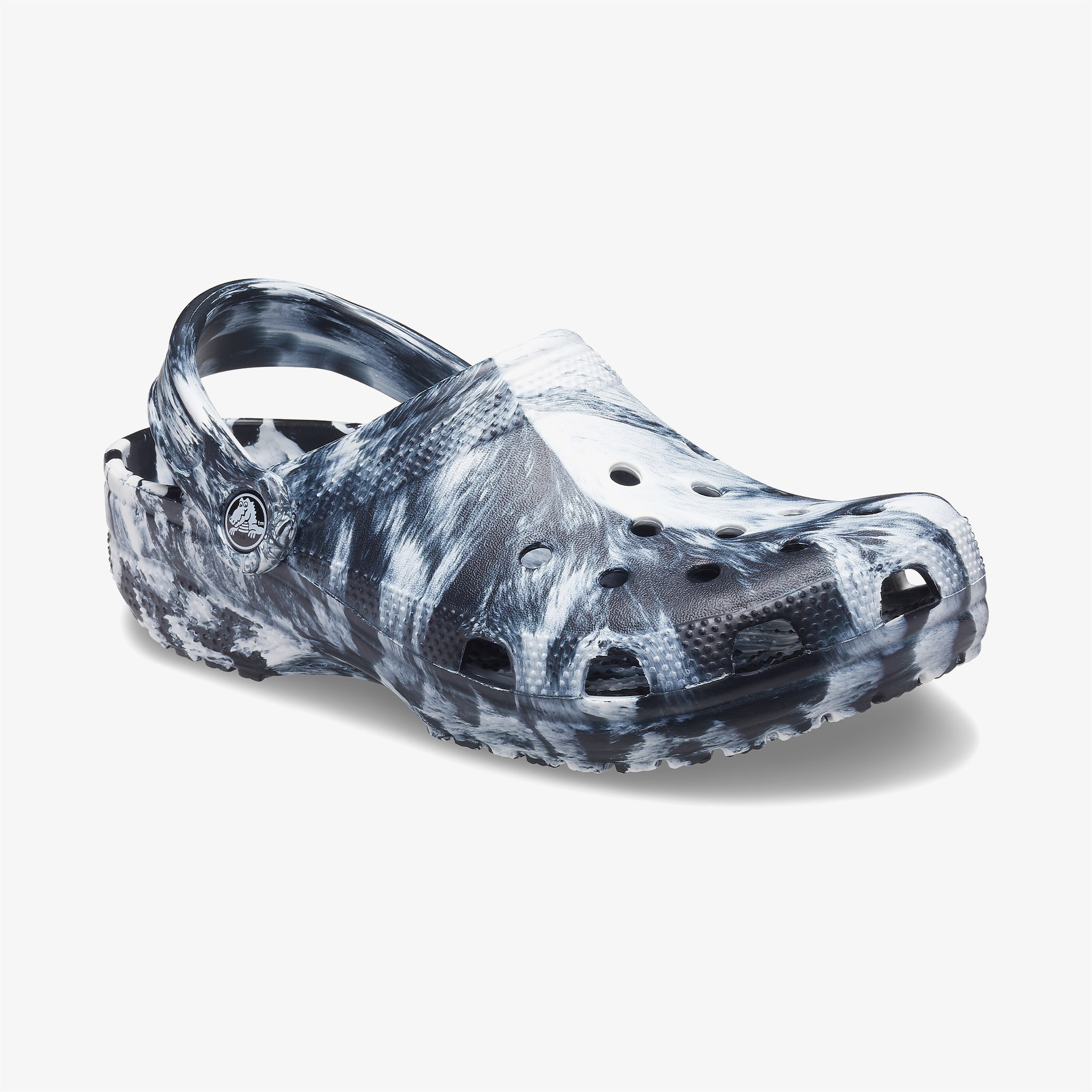 Crocs Classic Marbled Clog Kadın Siyah Terlik