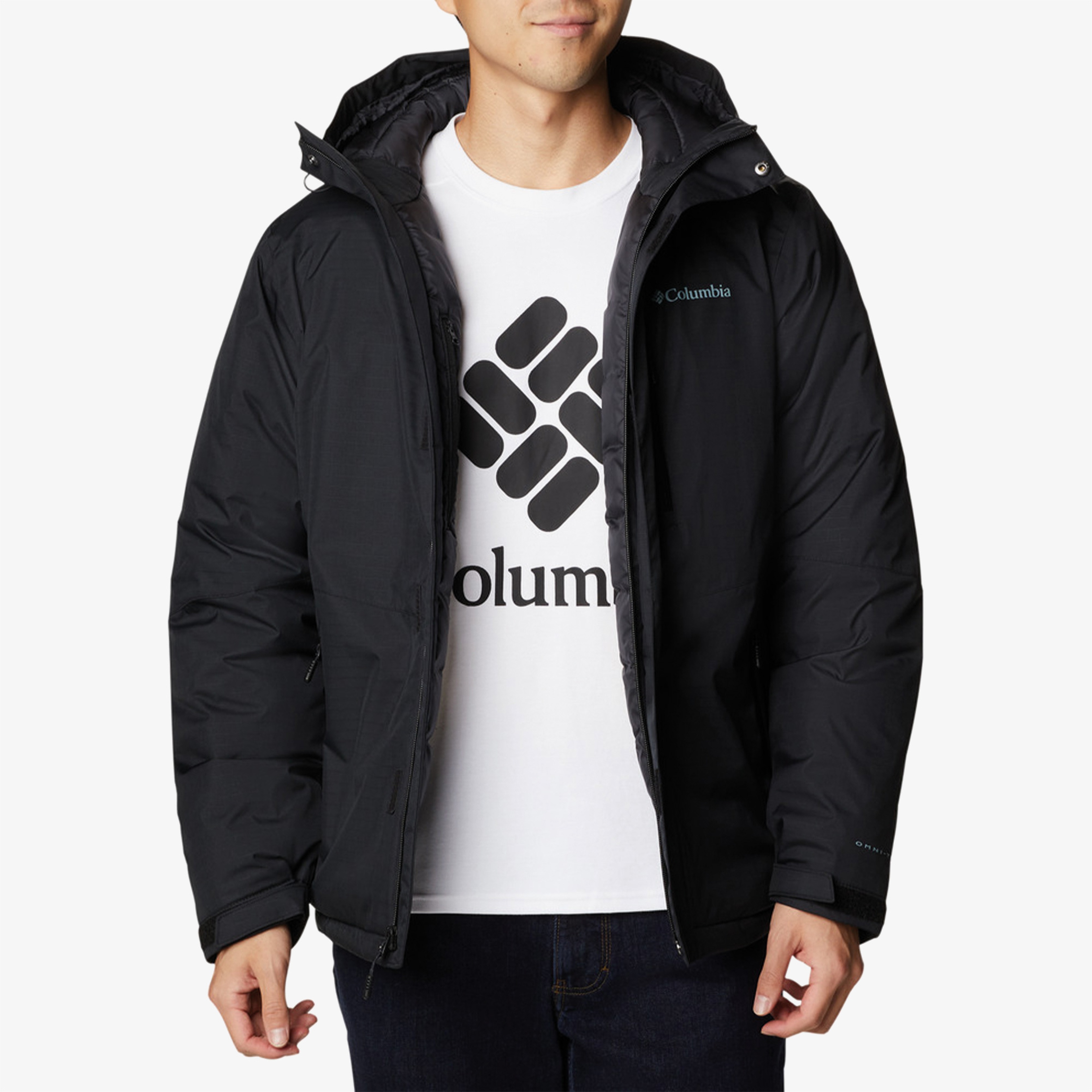 Columbia Oak Harbor Insulated Erkek Siyah Mont