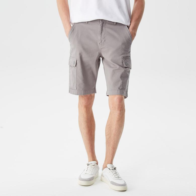 Nautica Erkek Gri Bermuda Şort