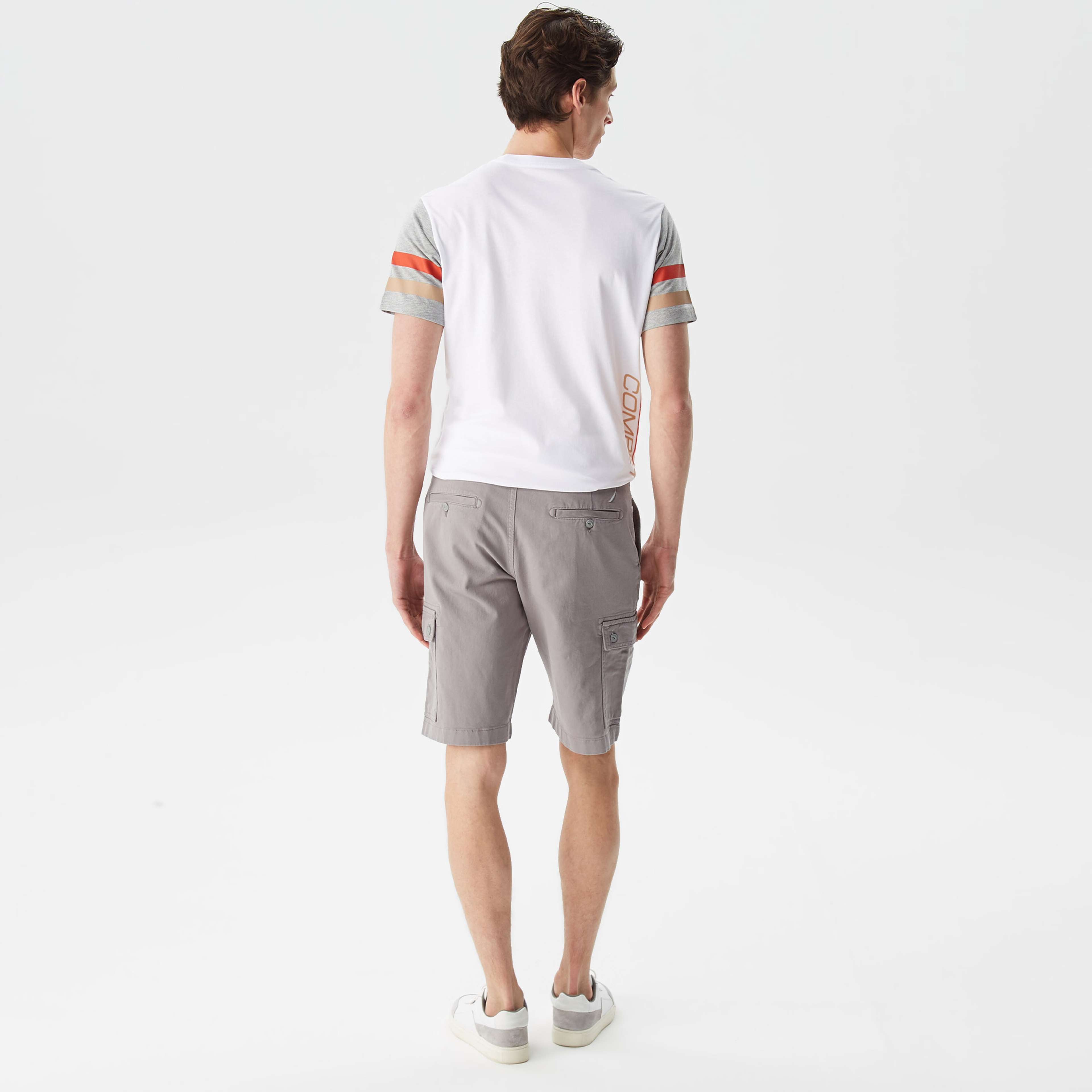 Nautica Erkek Gri Bermuda Şort