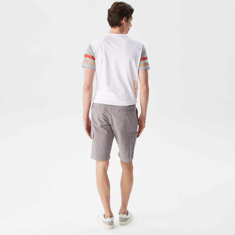 Nautica Erkek Gri Bermuda Şort