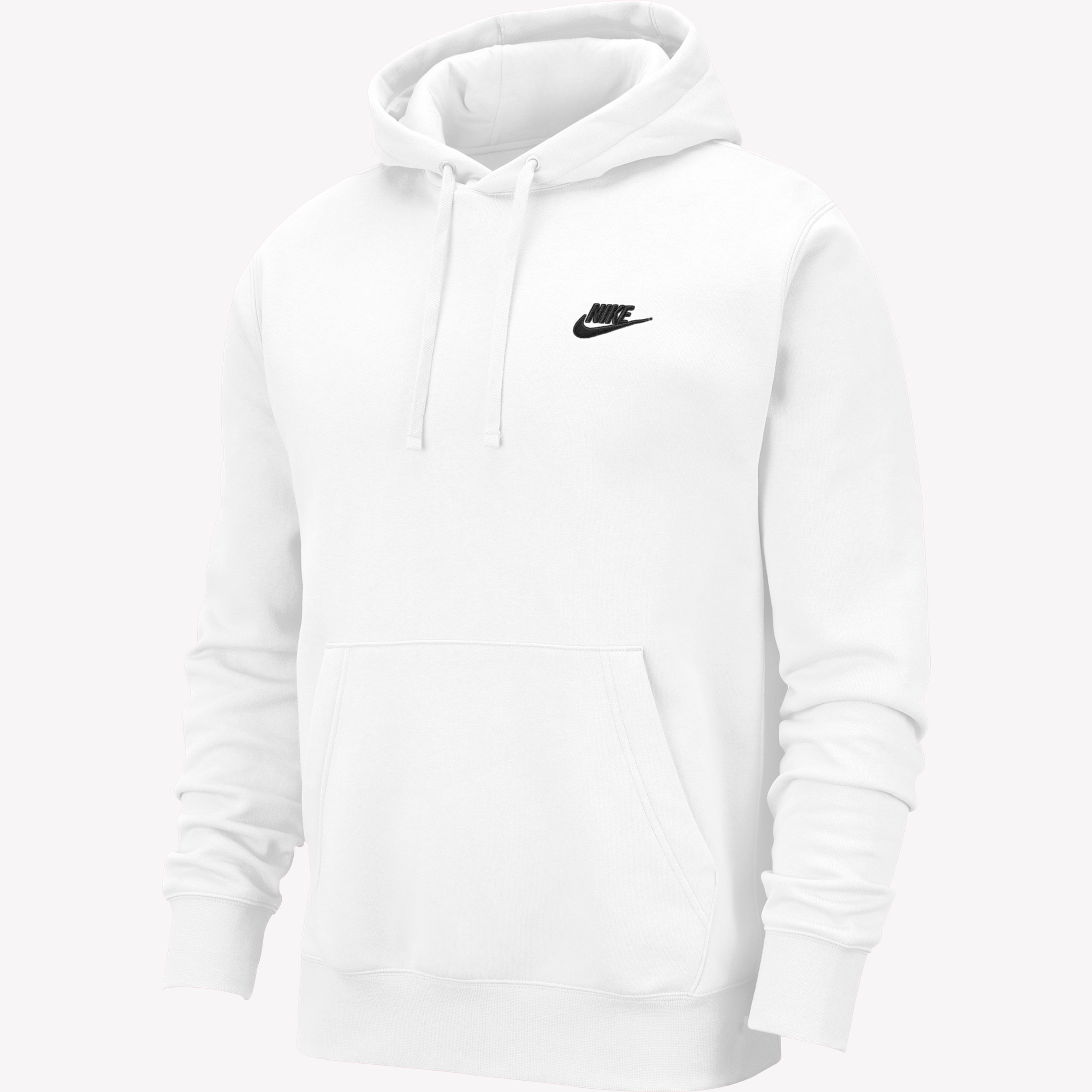 Nike Sportswear Club Fleece Kapüşonlu Erkek Beyaz Sweatshirt