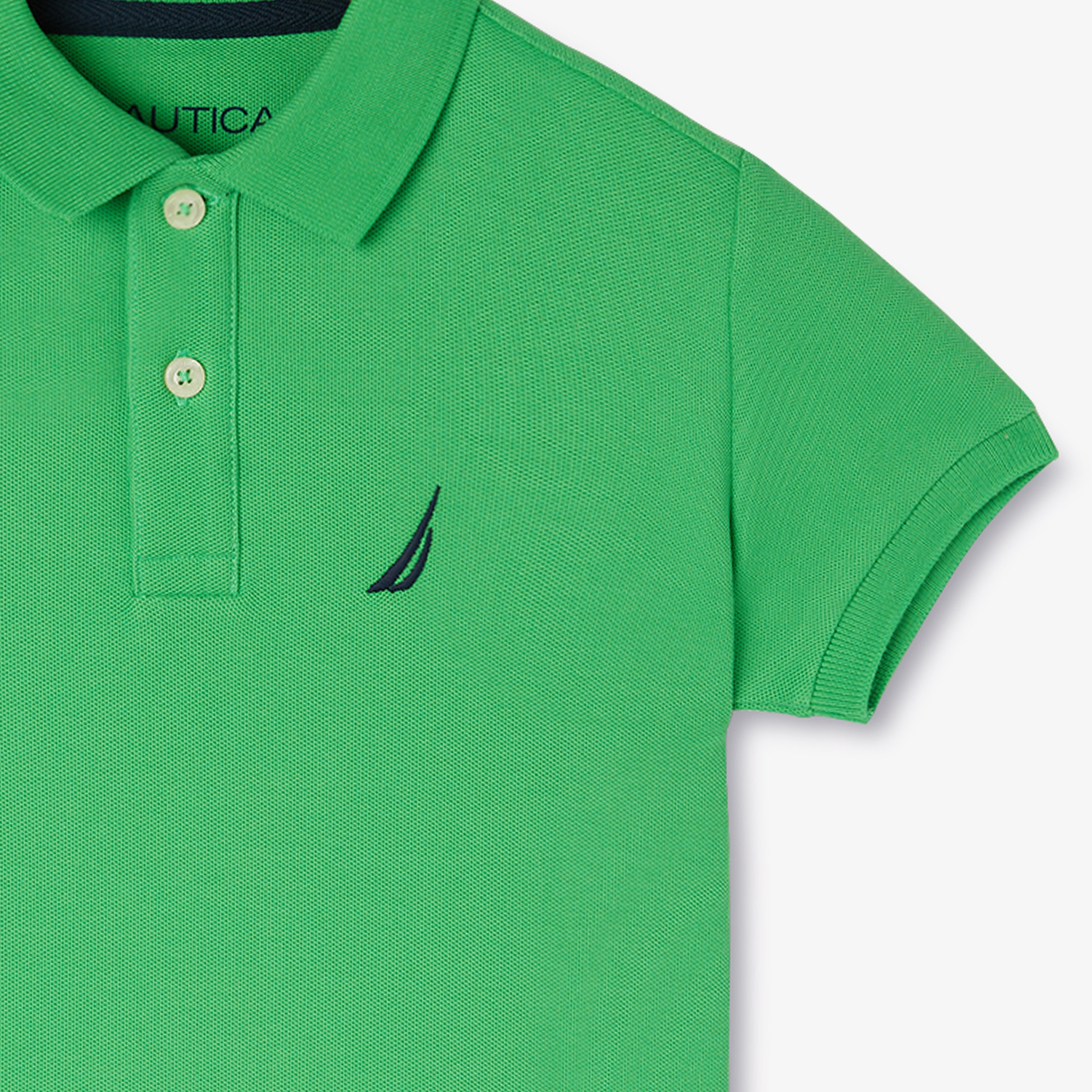 Nautica Erkek Çocuk Yeşil Kısa Kollu Polo Yaka T-Shirt